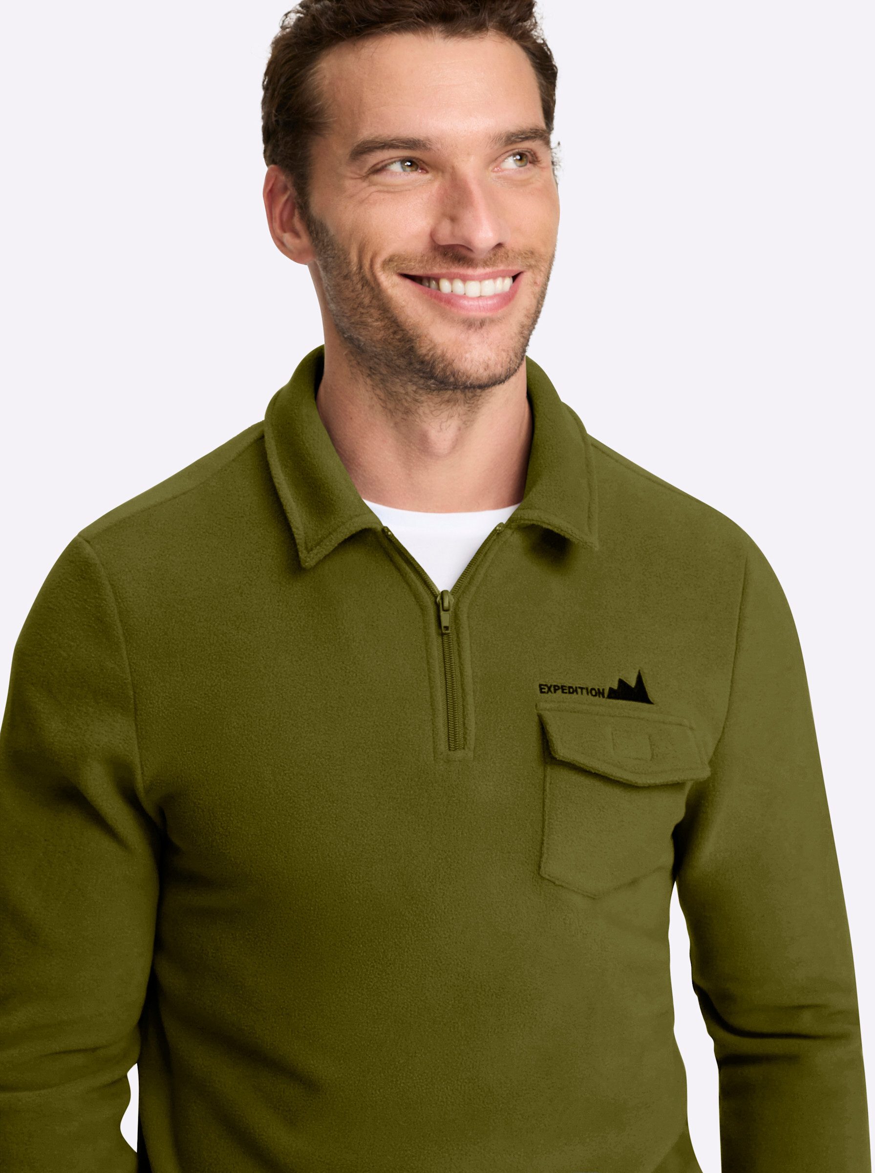 Witt Funktionsjacke Fleece-Shirt Langarm