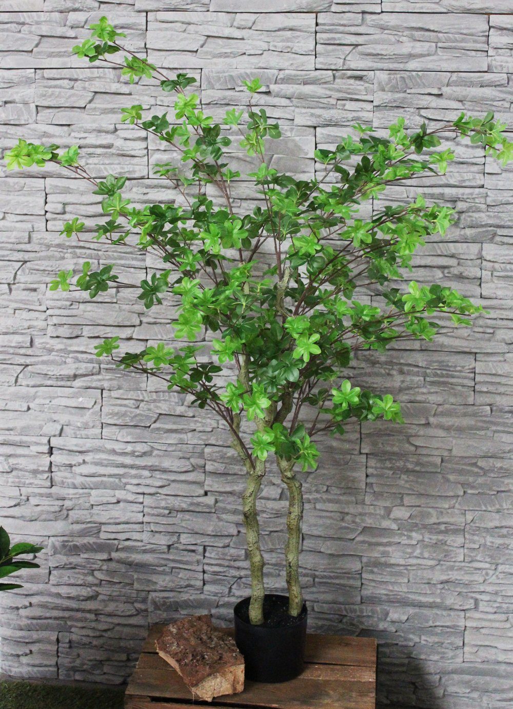 cm, Topf Japanische Arnusa, 135 Kunstbaum Bellflower, Höhe fertig Pflanze künstliche im