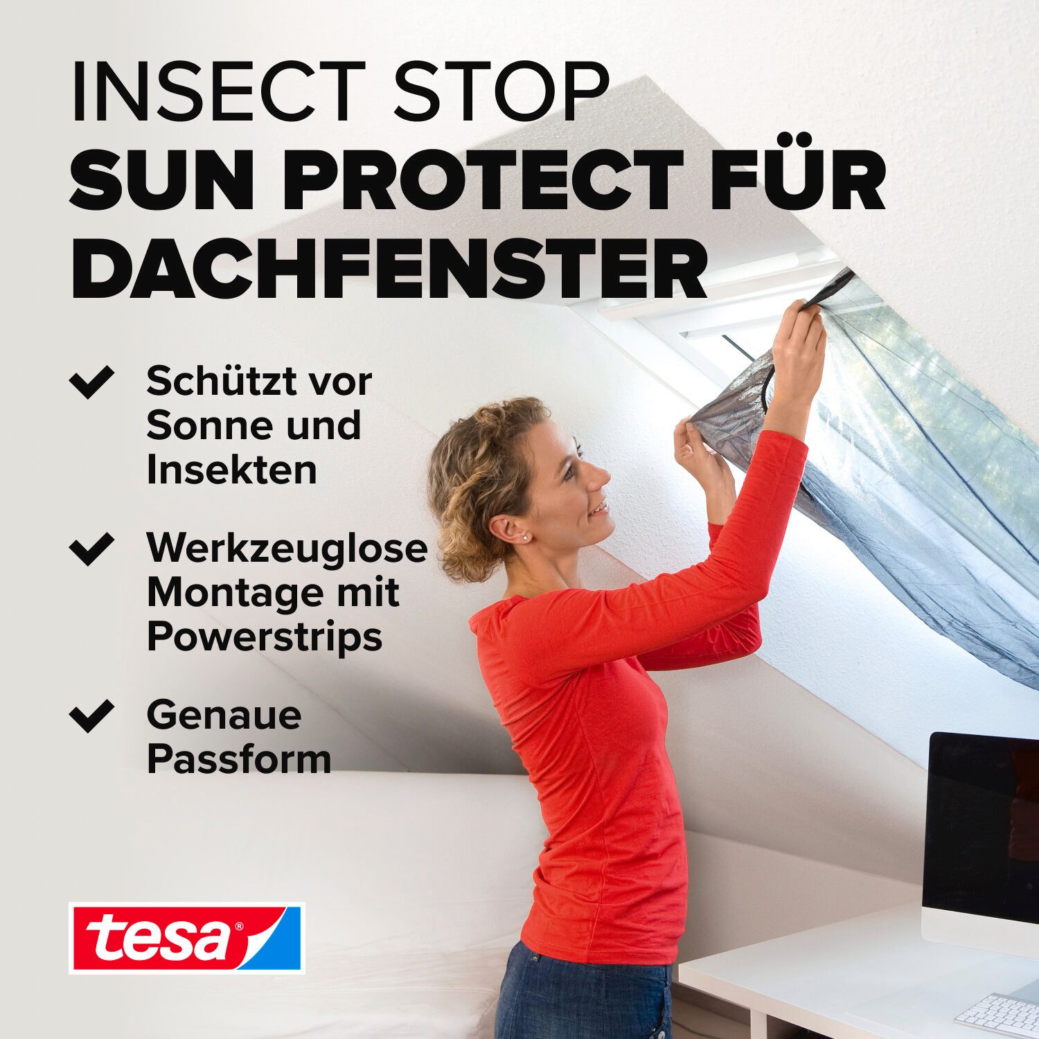 tesa Fliegengitter-Gewebe Insect Stop Comfort Fliegengitter günstig online kaufen
