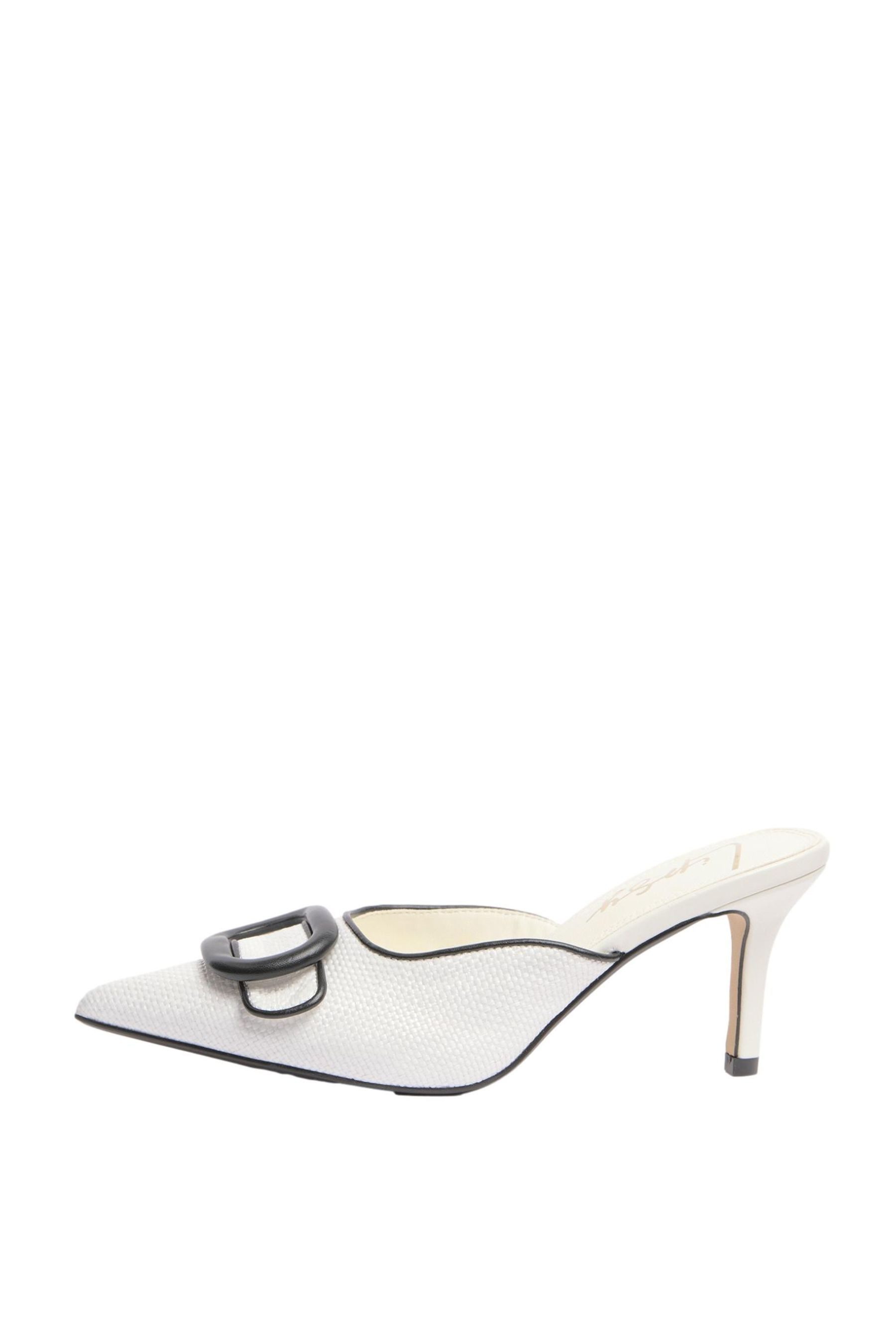 Lipsy Pantoletten-Pumps mit Raffiabesatz Pumps
