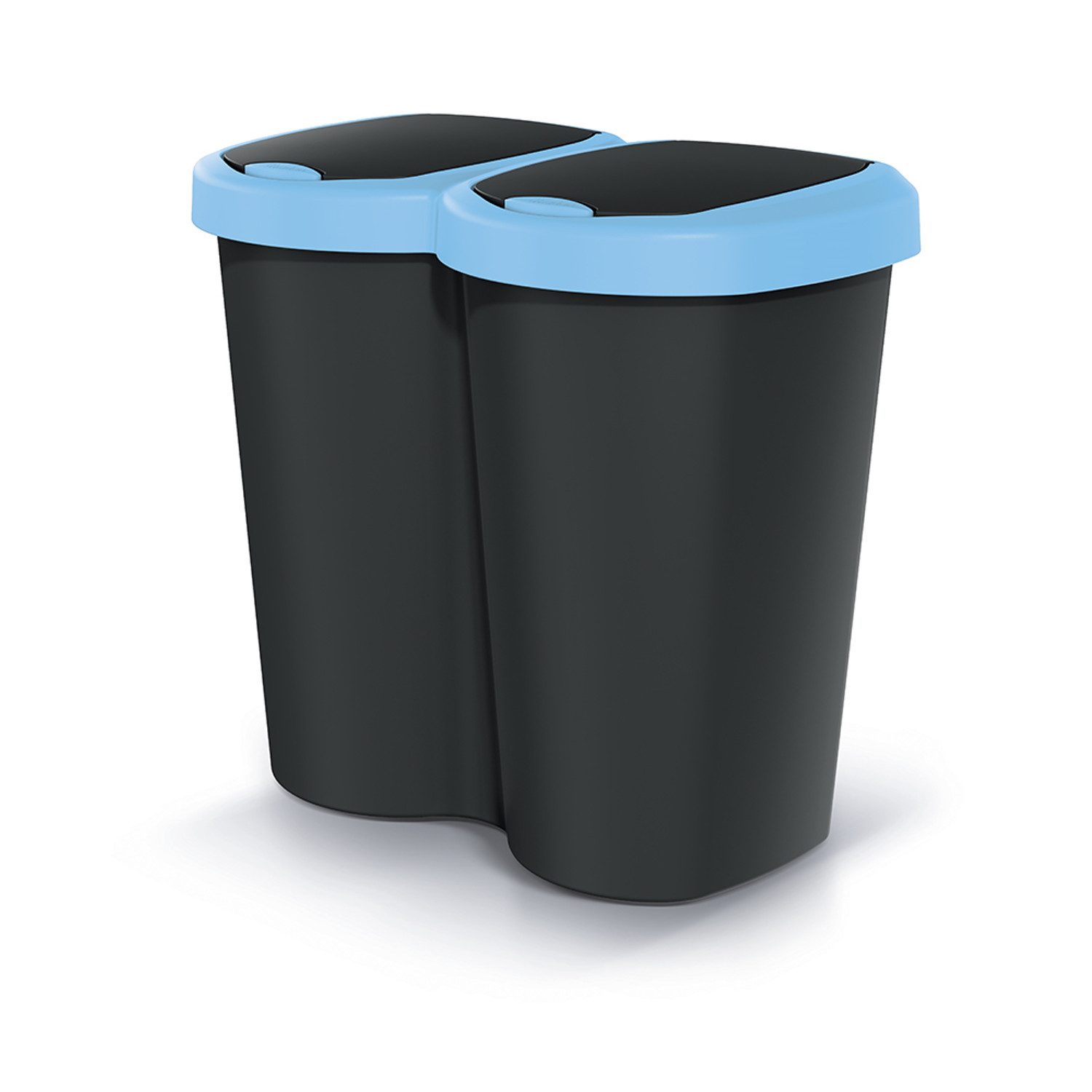 Keden Mülleimer Compacta B Duo 40 L, ein Fach, zwei Deckel