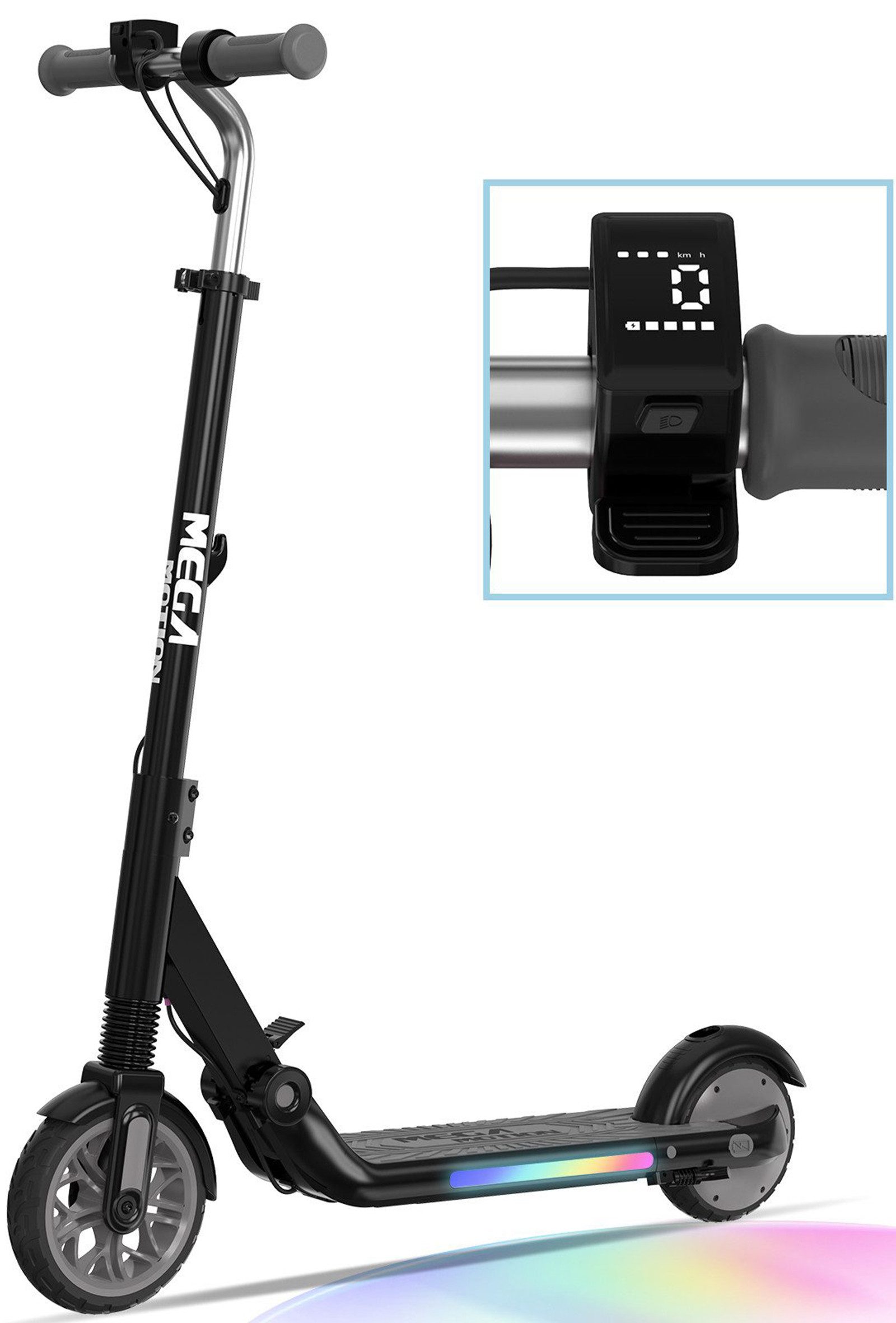 Elektro-Kinderroller ME1 E-Scooter für Kinder, 8/12/16 km/h, mit verstellbarem Lenker