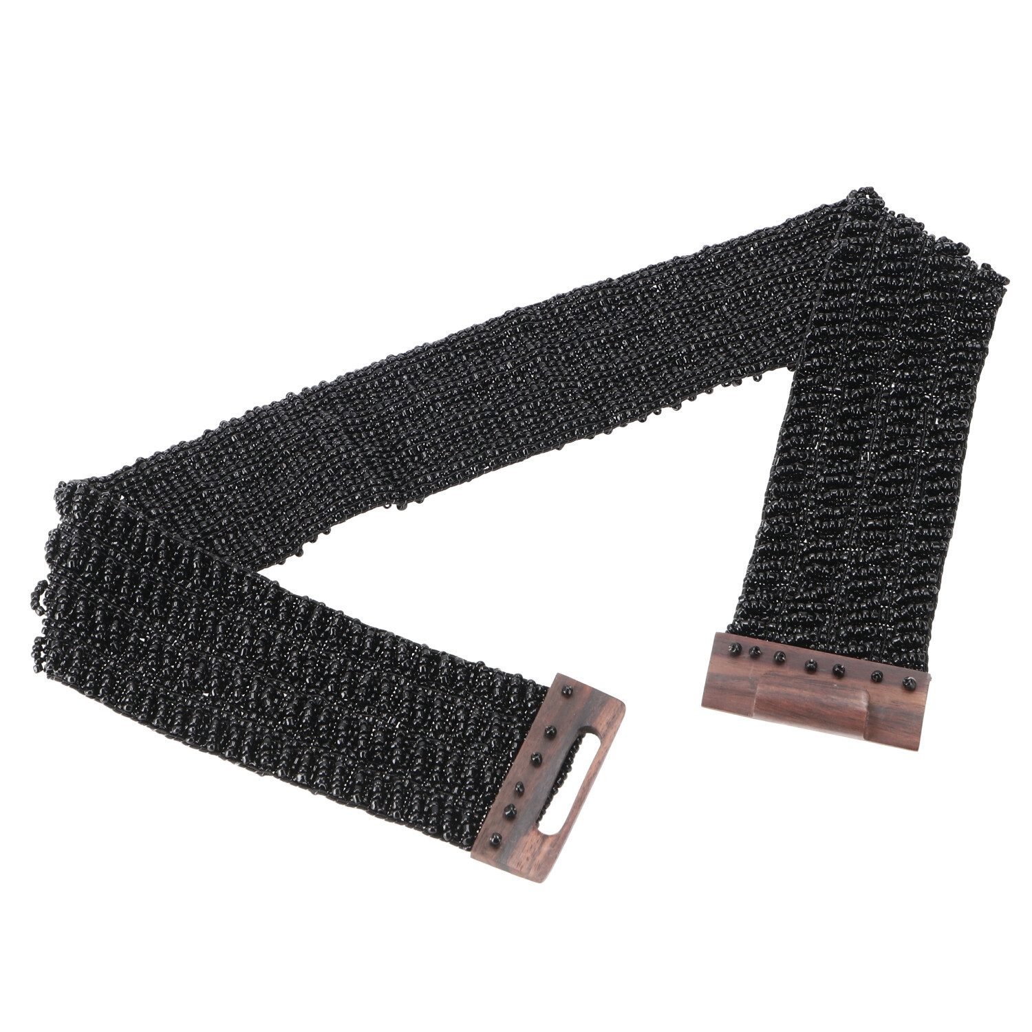 Guru-Shop Hüftgürtel Taillengürtel, elastischer Gürtel mit Perlen,..