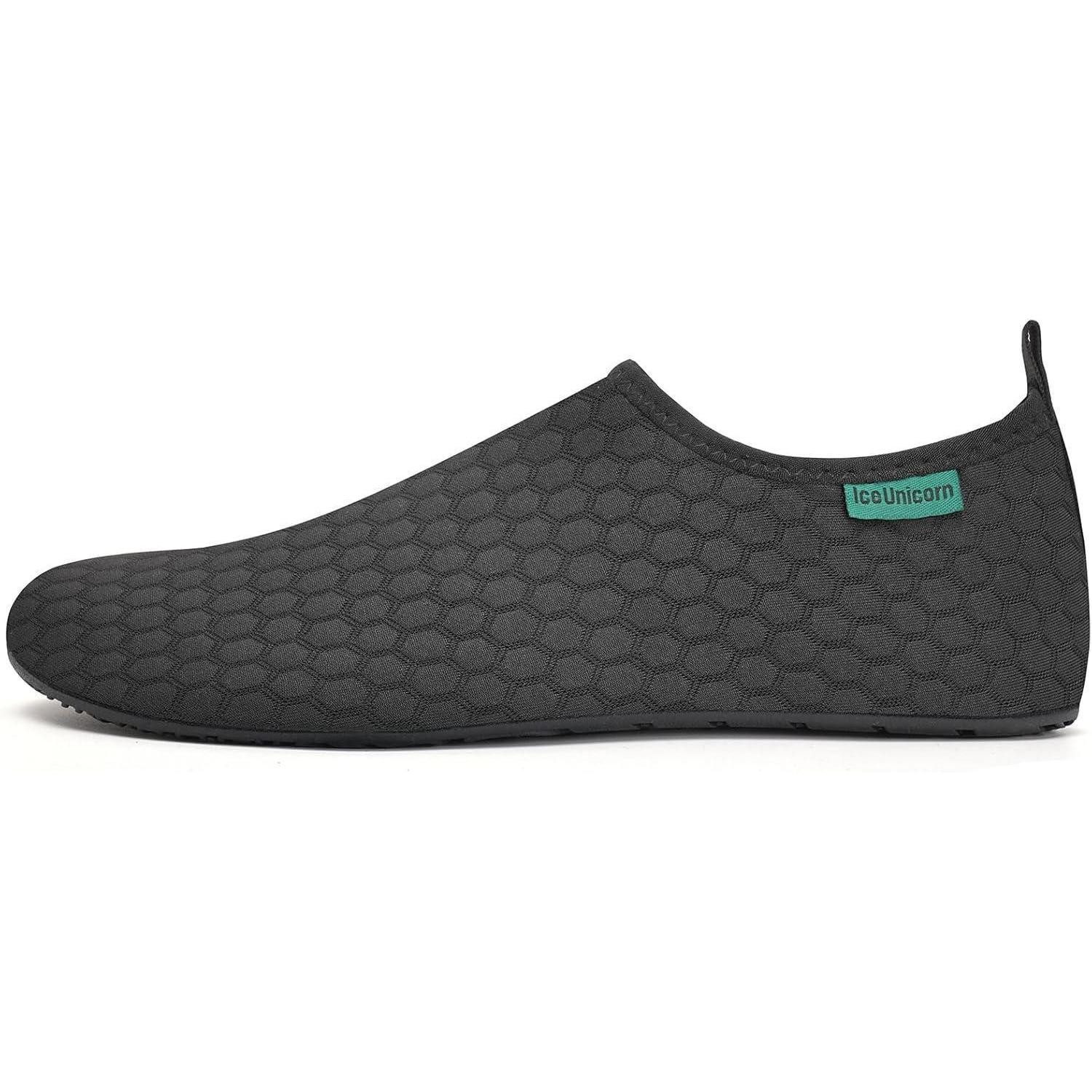 LuxusKollektion Badeschuhe Aquaschuhe Strandschuhe Damen Herren 40 41 EU 354schwarz Wasserschuh