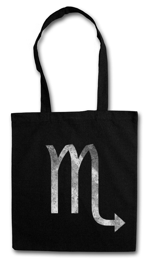 Beuteltasche Zodiac Sign Scorpio Stofftasche Skorpion Scorpion Horoskop Tierkreis