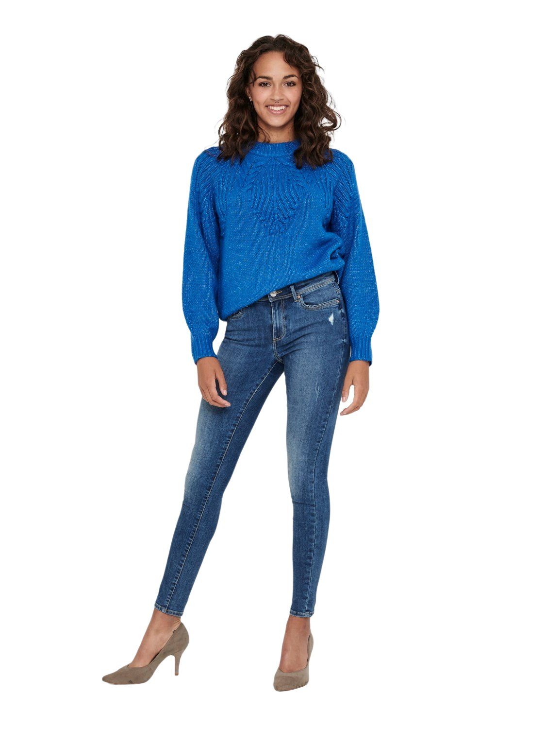 Jeans Stretch mit ONLWAUW LIFE Skinny-fit-Jeans ONLY