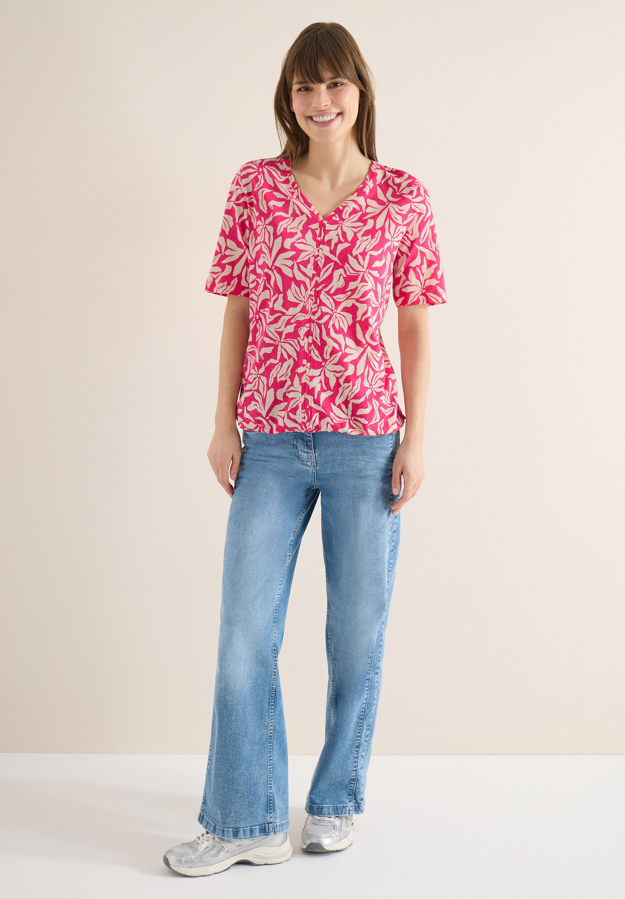 CECIL Tunikashirt mit V-Ausschnitt