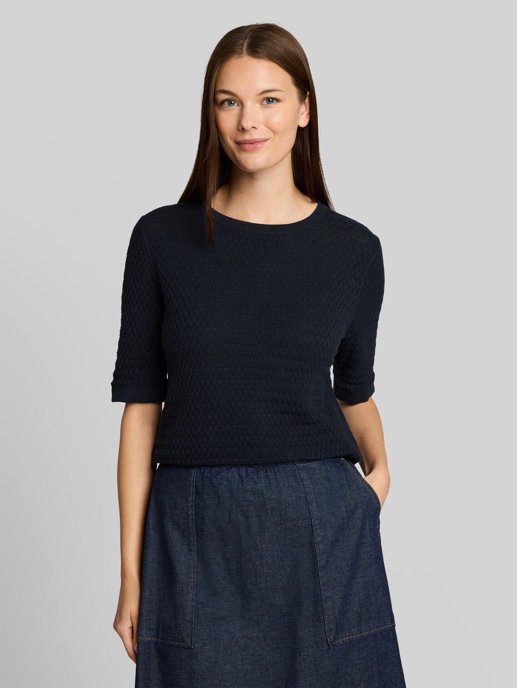 TOM TAILOR Strickpullover Pullover & Strickjacken Strickpullover aus Baumwolle