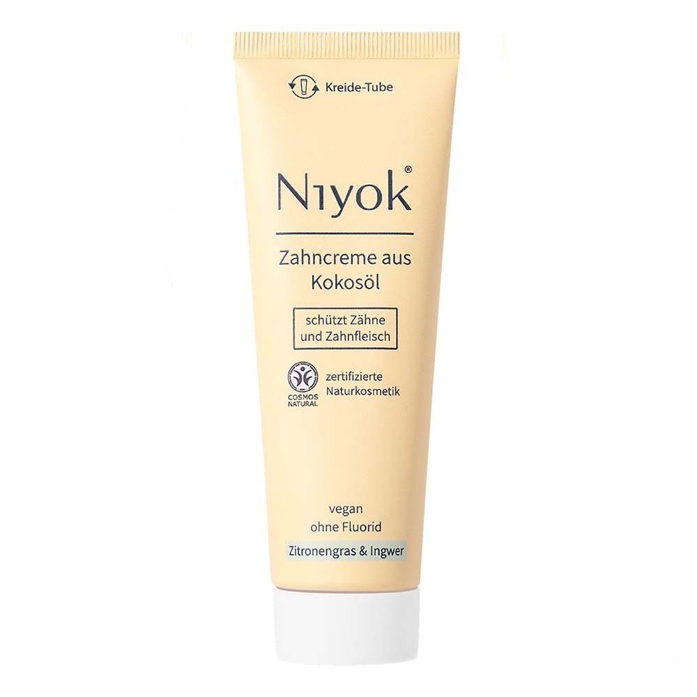 Bild von Niyok Zahnpasta Zahncreme - Zitronengras &amp; Ingwer 75ml