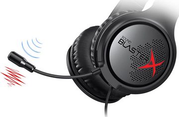 Creative Sound BlasterX H3 Gaming-Headset (Mikrofon abnehmbar, Rauschunterdrückung, für PC, PS4 und XBOX One)