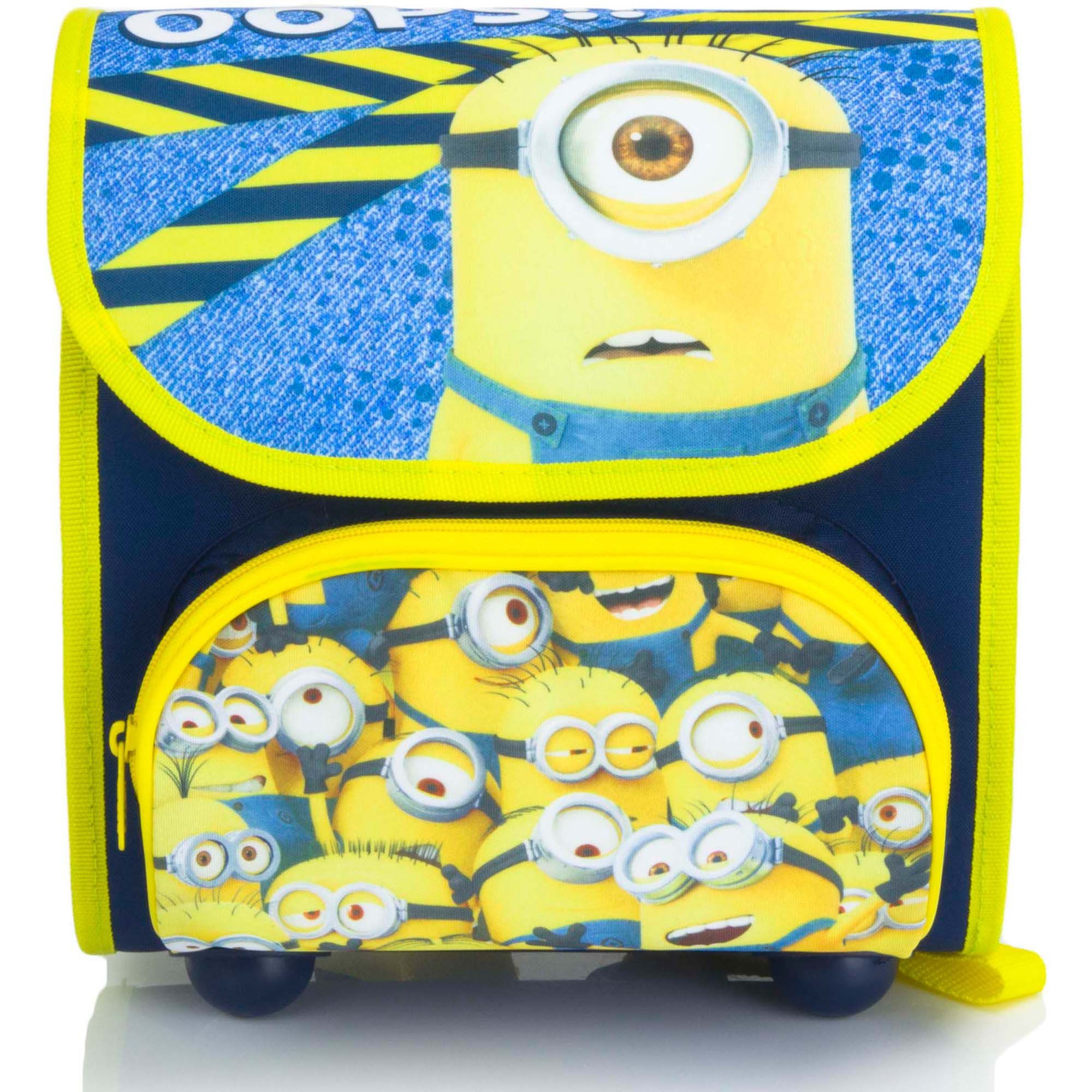 Minions Schulranzen Schulranzen für Kinder – Bunter Rucksack mit beliebten Figuren