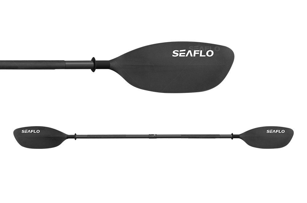 Kajakpaddel Doppelpaddel, Fiberglas, sehr Seaflo 220-230cm verstellbar leicht, SEAFLO