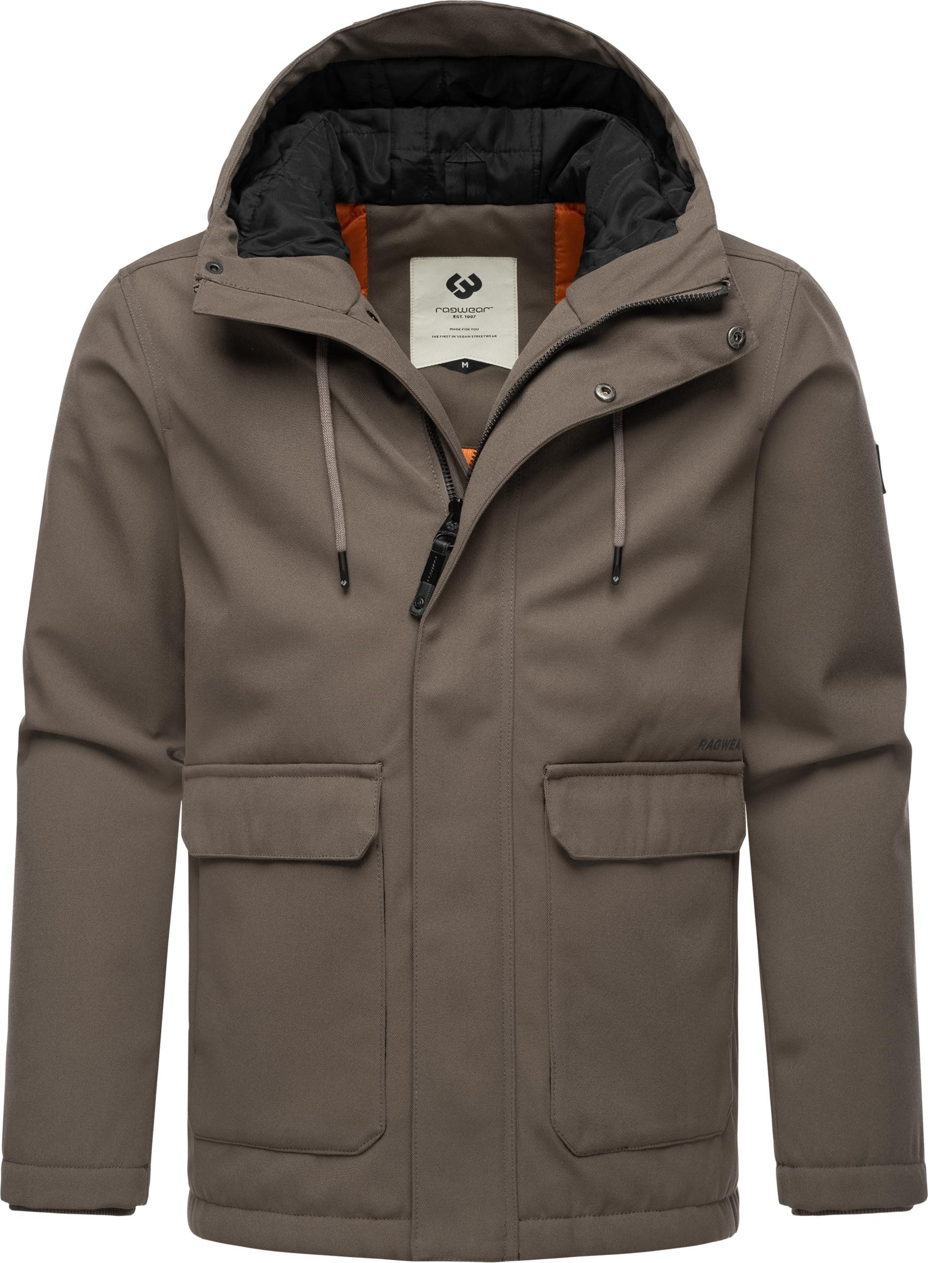 Ragwear Winterjacke Mr Them stylische Herren Outdoorjacke mit großer Kapuze – Bild 4 von 5