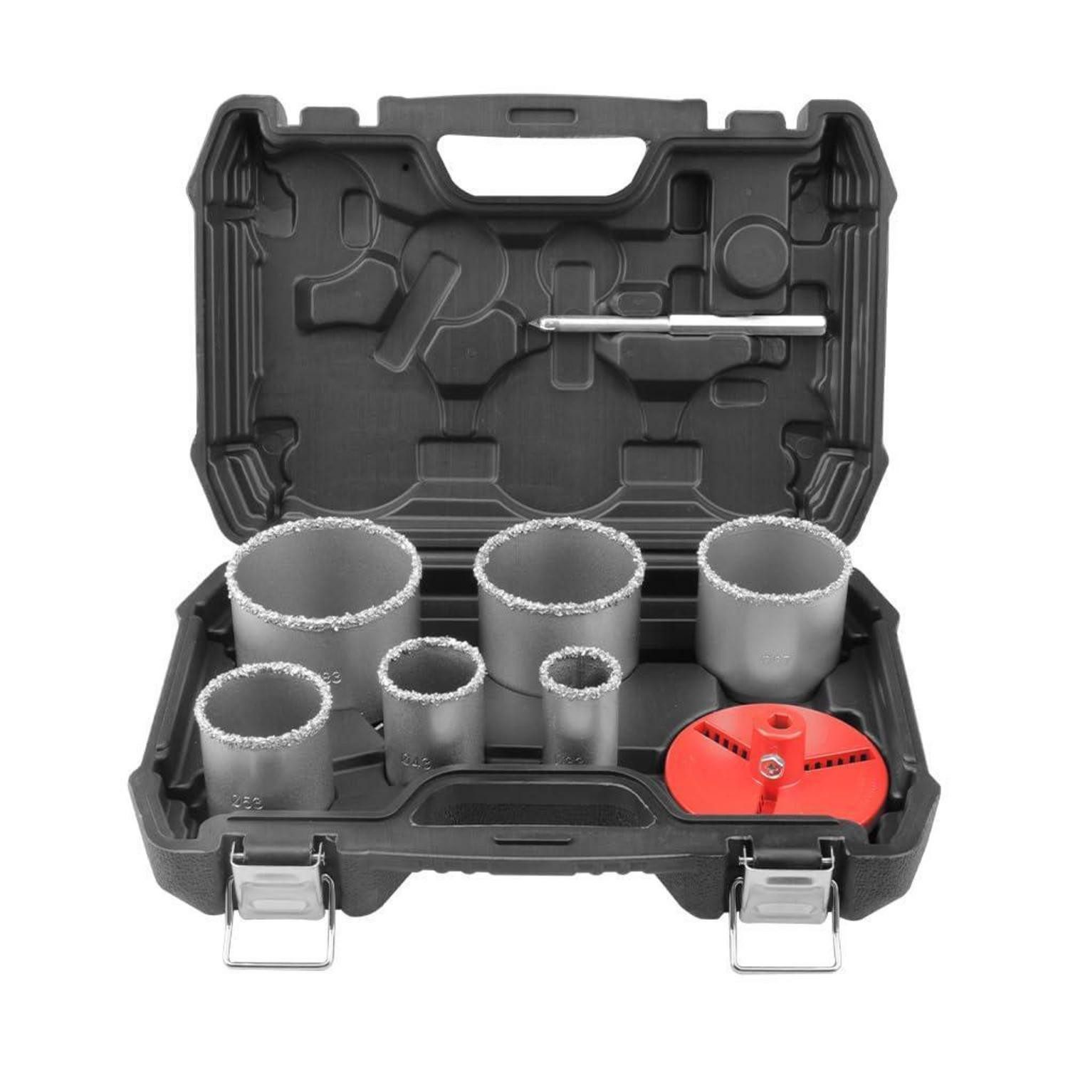 LuxusKollektion Lochsäge Lochsägen-Set 8-teilig Wolframcarbid für Fliesen und Holz