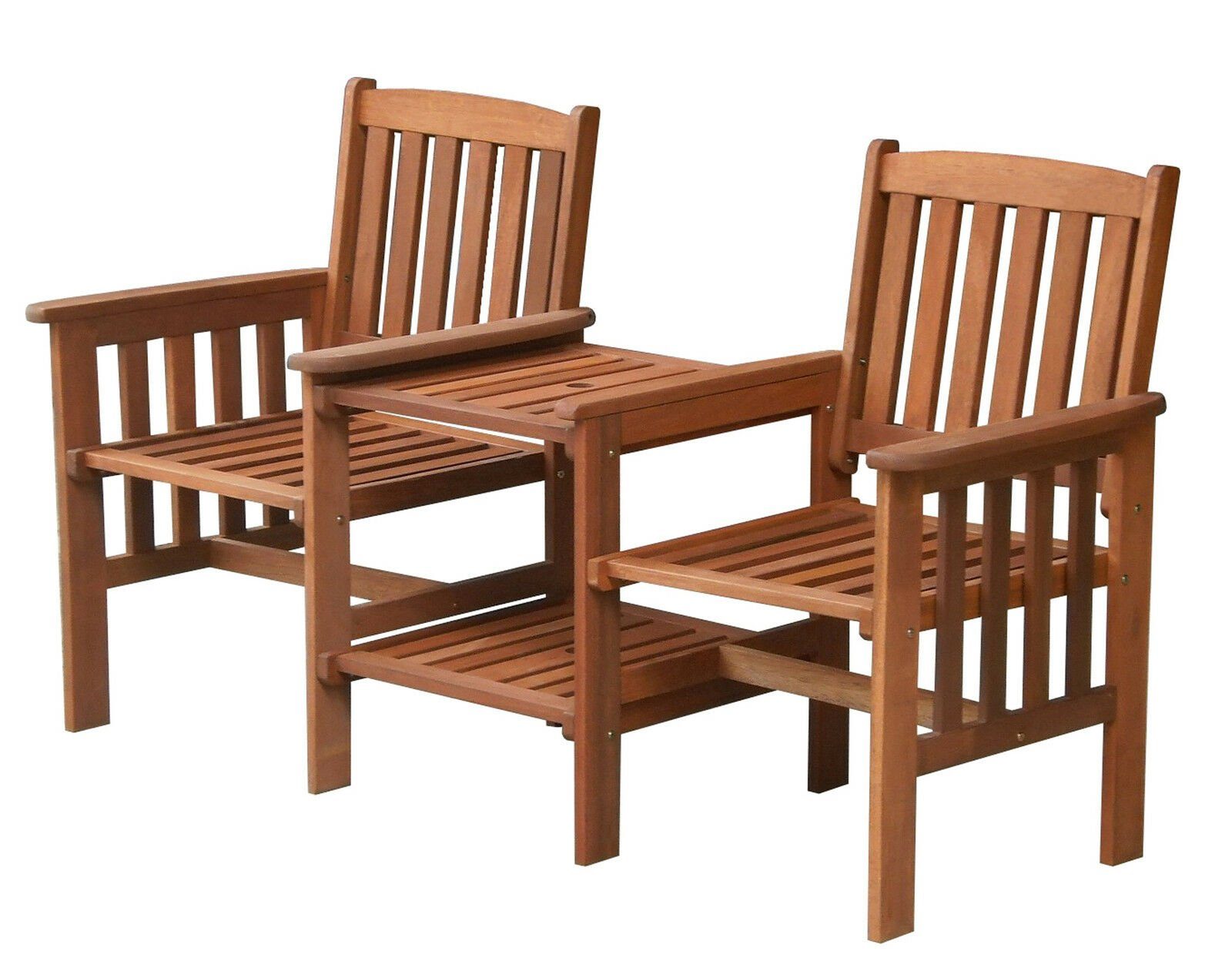 osoltus Gartenbank »Gartenbank Miami Tete a Tete 2 Sitzer Bank mit