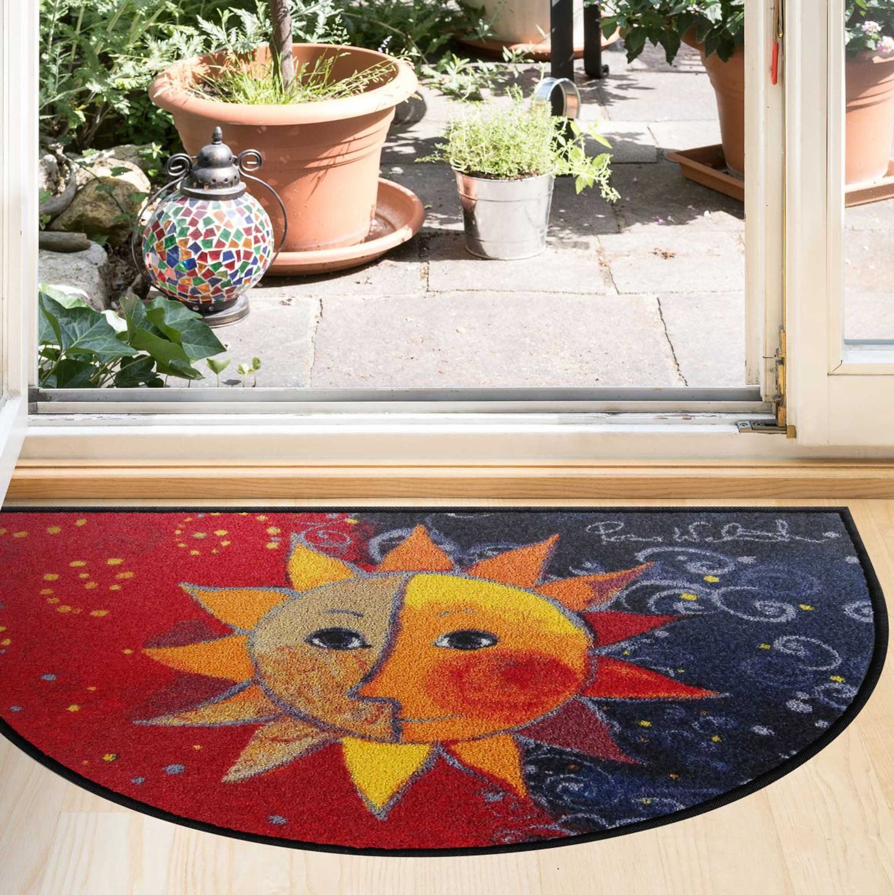 Salonloewe Fußmatte Fußmatte 60x85 Rosina Wachtmeister Sole Nuovo rot, Eing günstig online kaufen