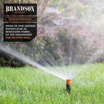 Brandson Versenkregner, 10 cm lang, (1-St), Rasensprinkler, Gartensprinkler Bewässerungssystem versenkbar
