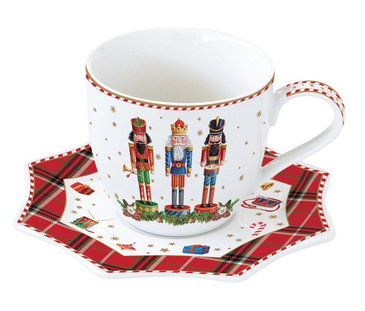 Tasse VNUT1012 - Vintage Nutcracker Tasse m. Untertasse, -250 ml-