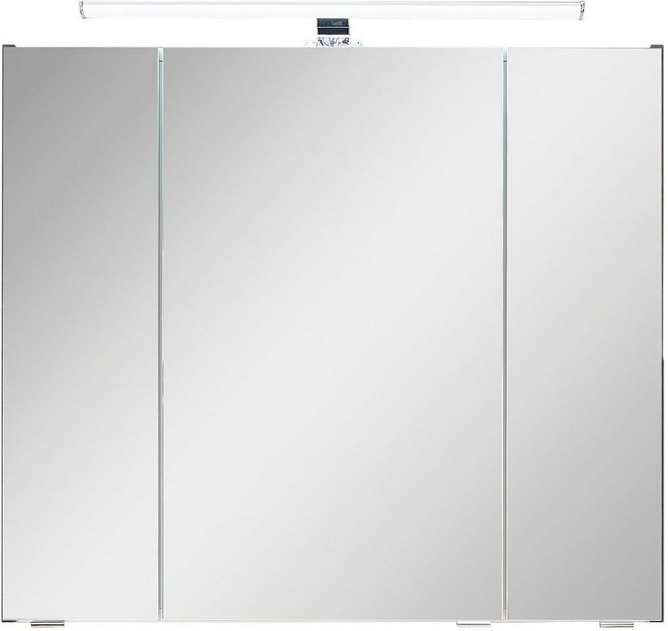 PELIPAL Badezimmerspiegelschrank Quickset 945, 3 Spiegeltüren