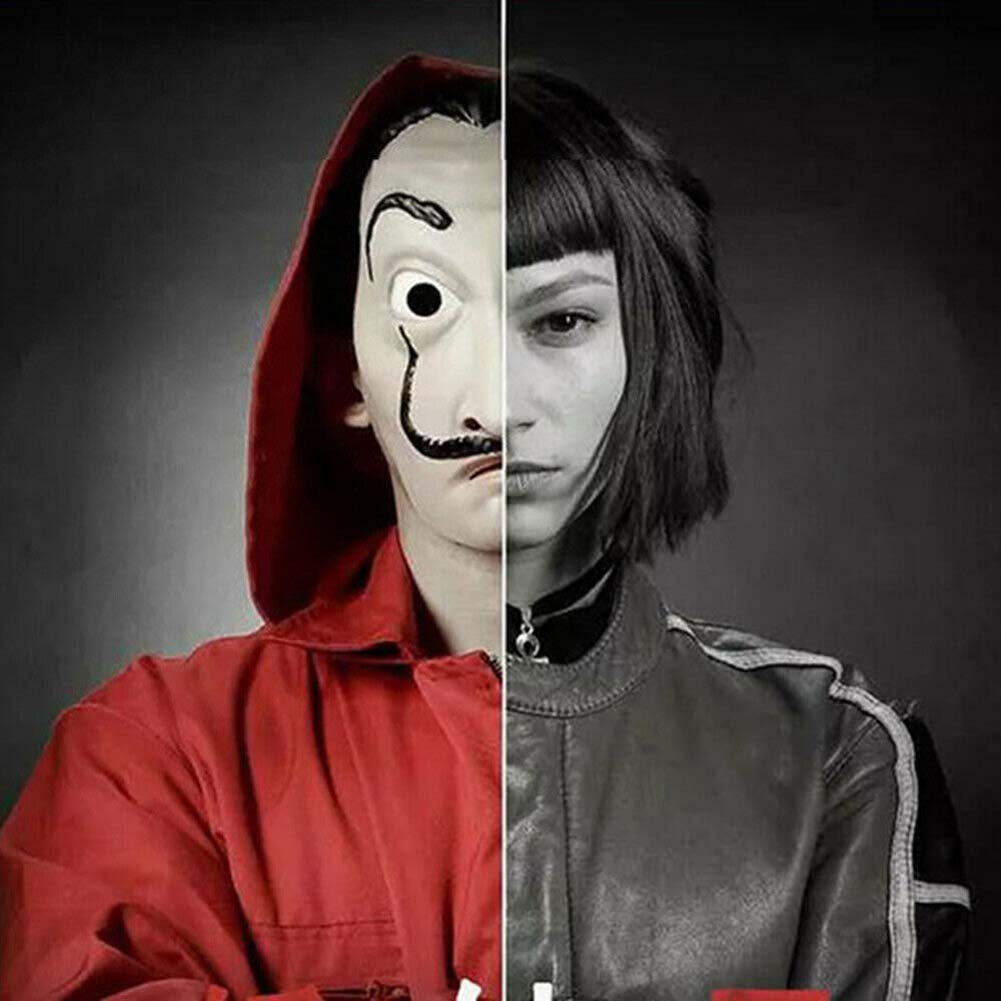 Goods+Gadgets Verkleidungsmaske Salvador Dali Maske, Halloween Motto Party Maske