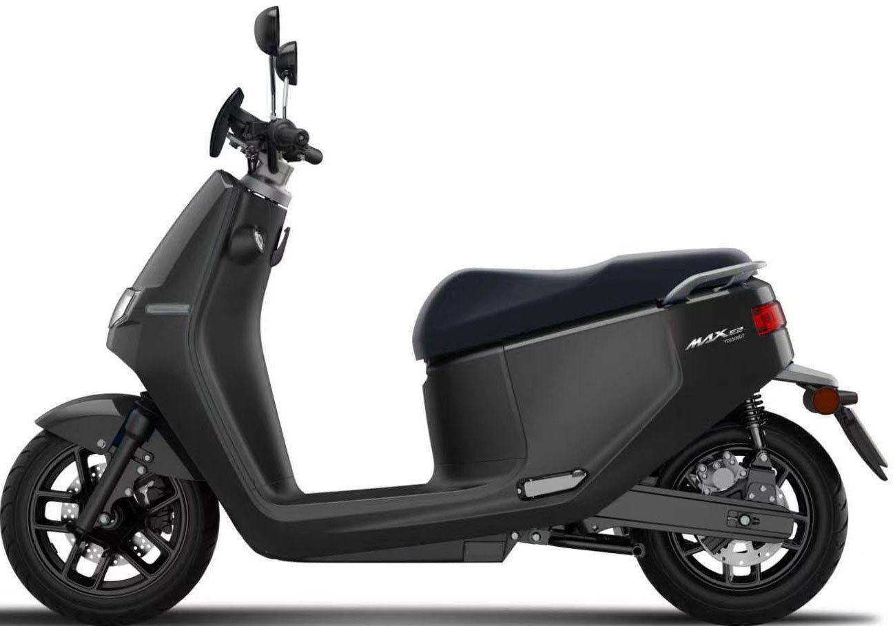 schwarz 80 Ecooter 75km/h, SAXXX E-Motorroller E2MAX km/h