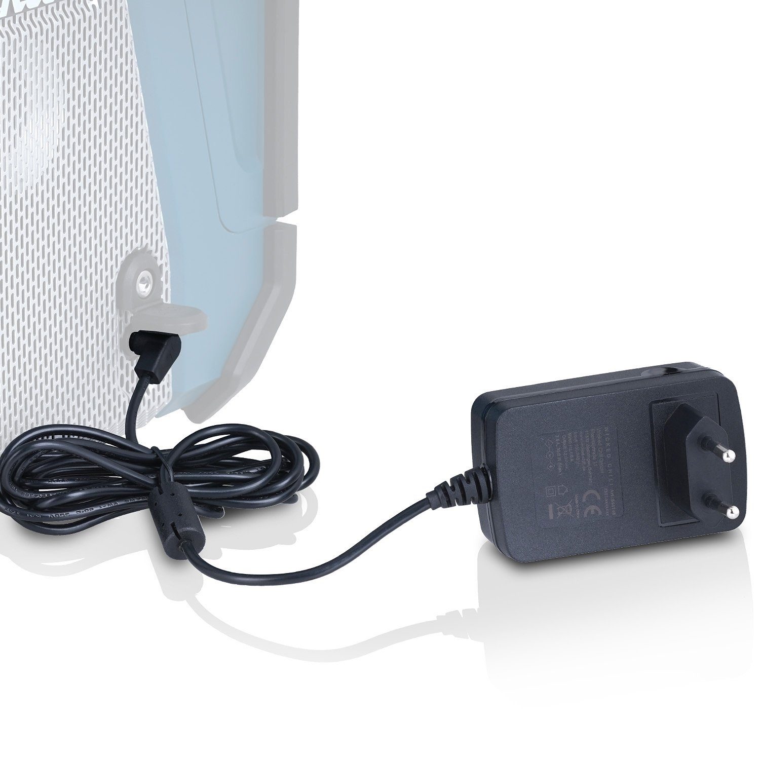 Wicked Chili 2m Netzteil für Makita DMR115 DMR114 Netzteil (Ersatz für Original Switching Adapter SE00000679, Stromkabel (Power S)