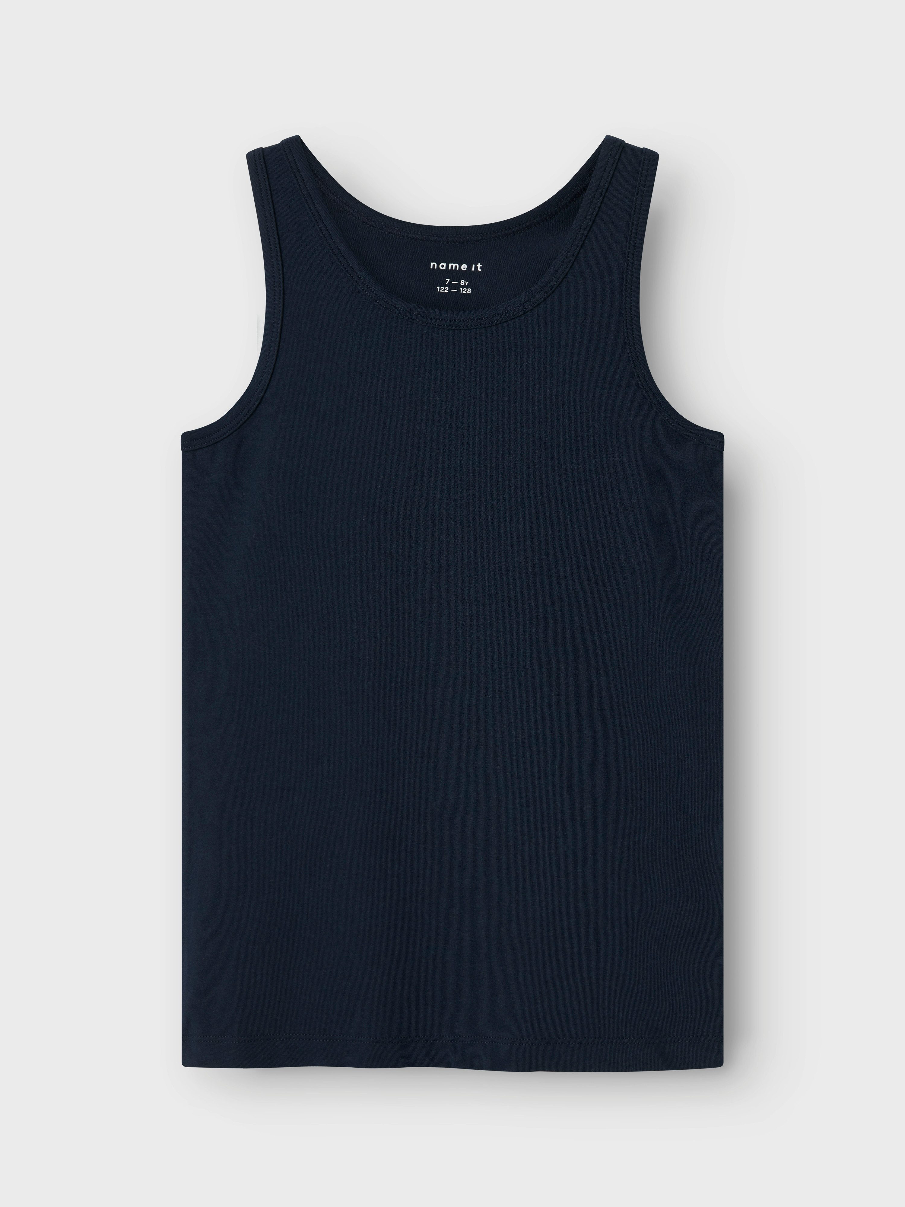 Name It Unterhemd NKMTANK für Jungen mit Streifen im 4er-Pack (Packung, 4-St) gestreift, casual, regular fit, Baumwollmischung, Rundhals
