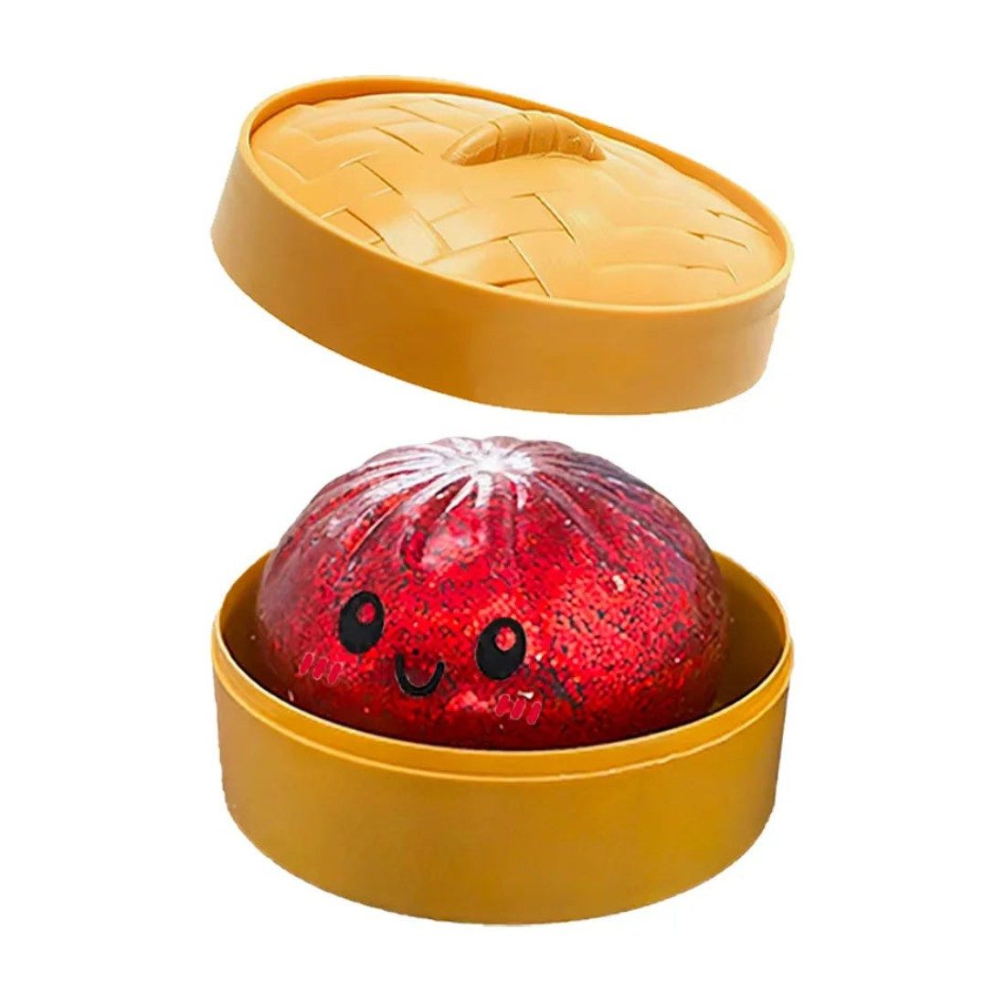OLi Jumboball Heißer Glitzer-Dumpling-Squishy-Überraschungsbox: Bunte -Sensorik-Fidg, Spielzeuge, Anti-Stress-Quetschbälle
