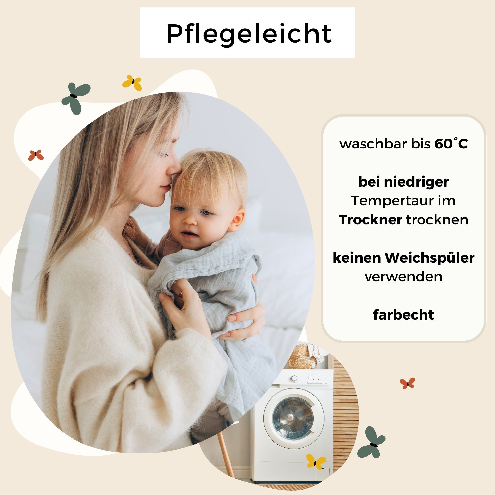 furora BABY Spucktuch Baby Mulltücher Sets (Bio-Musselin: super soft) 80x80cm oder 25x25cm, Sehr weich