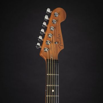 Fender Westerngitarre, Westerngitarren, Andere Bauformen, American Acoustasonic Jazzmaster Tungsten - Westerngitarre