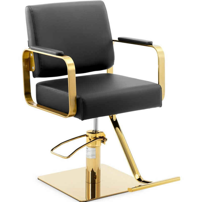 Physa Armlehnstuhl Friseurstuhl mit Fußstütze höhenverstellbar Barber-Stuhl 200 kg Otley