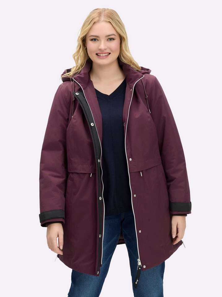 Sheego Winterjacke Outdoorjacke Langarm