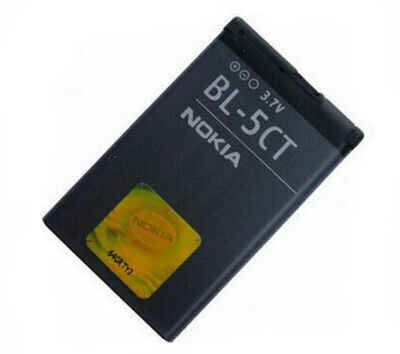 Nokia Original Nokia BL-5CT Akku 1050 mAh Nokia 3610 3720 6303i 6730c C3 C5 Handy-Akku Nokia BL-5CT 1050 mAh (3,7 V), Schnelles und effizientes Laden, Li-Ionen Zellen, Überladungsschutz