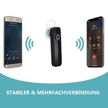 GelldG Bluetooth Headset 4.0 Freisprech Headset Bluetooth-Kopfhörer