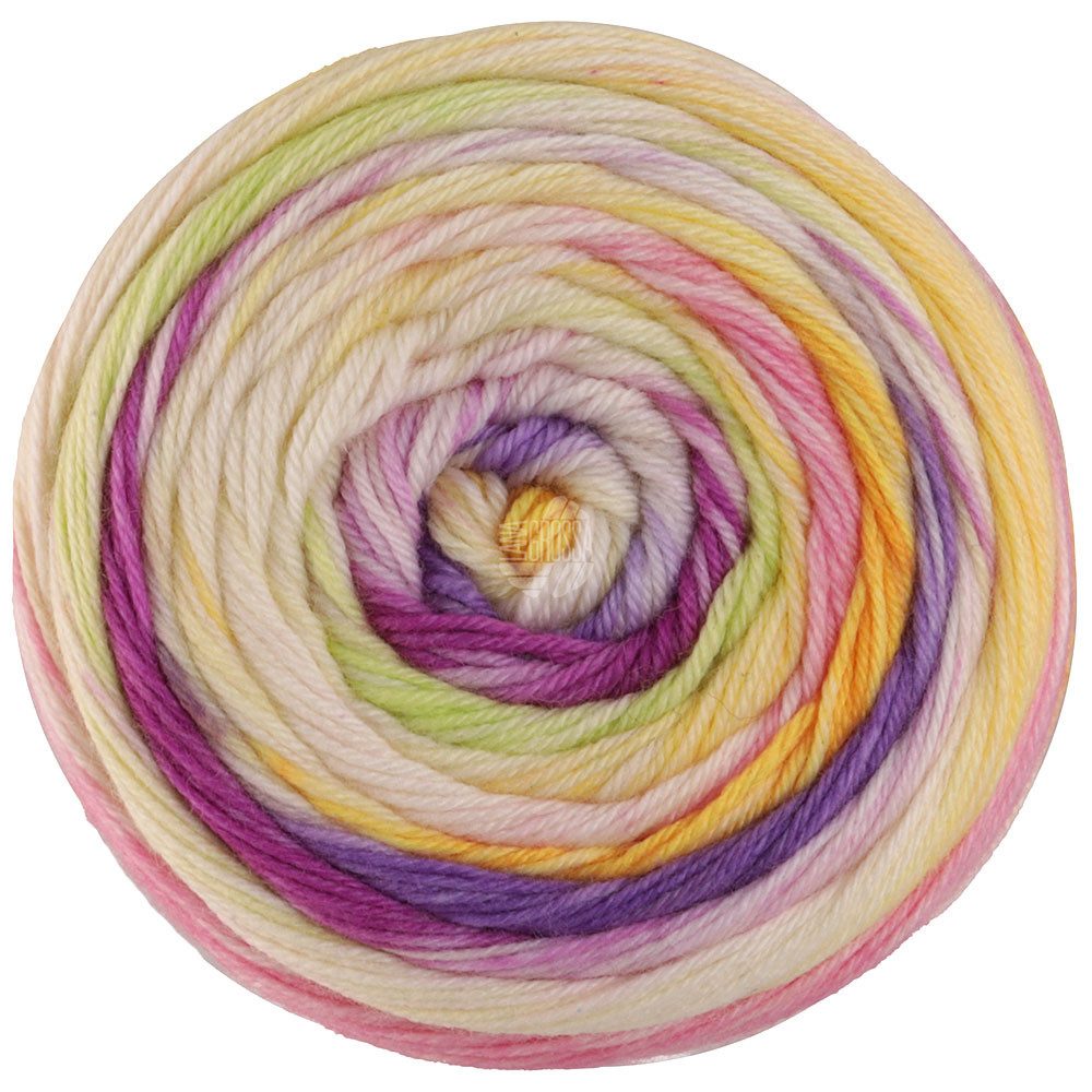 LANA GROSSA MEILENWEIT 100 g DUSK Häkelwolle, 400 m (Extrafeines Merinogarn im klassischen hand-dyed Verfahren), 100 g