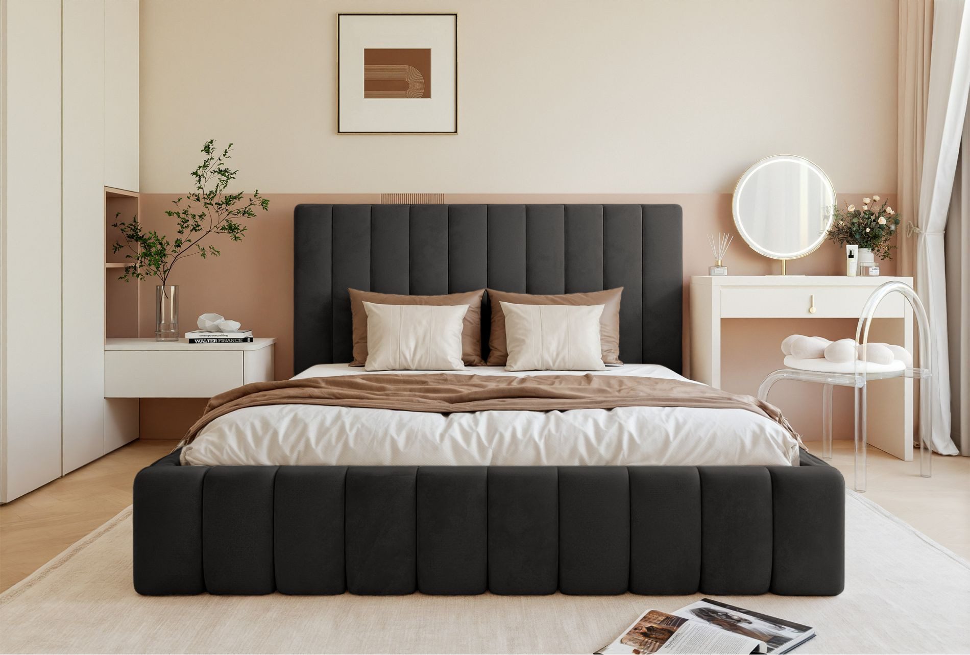 Selsey Polsterbett FIARRO, Bett mit Polsterrahmen, günstig online kaufen