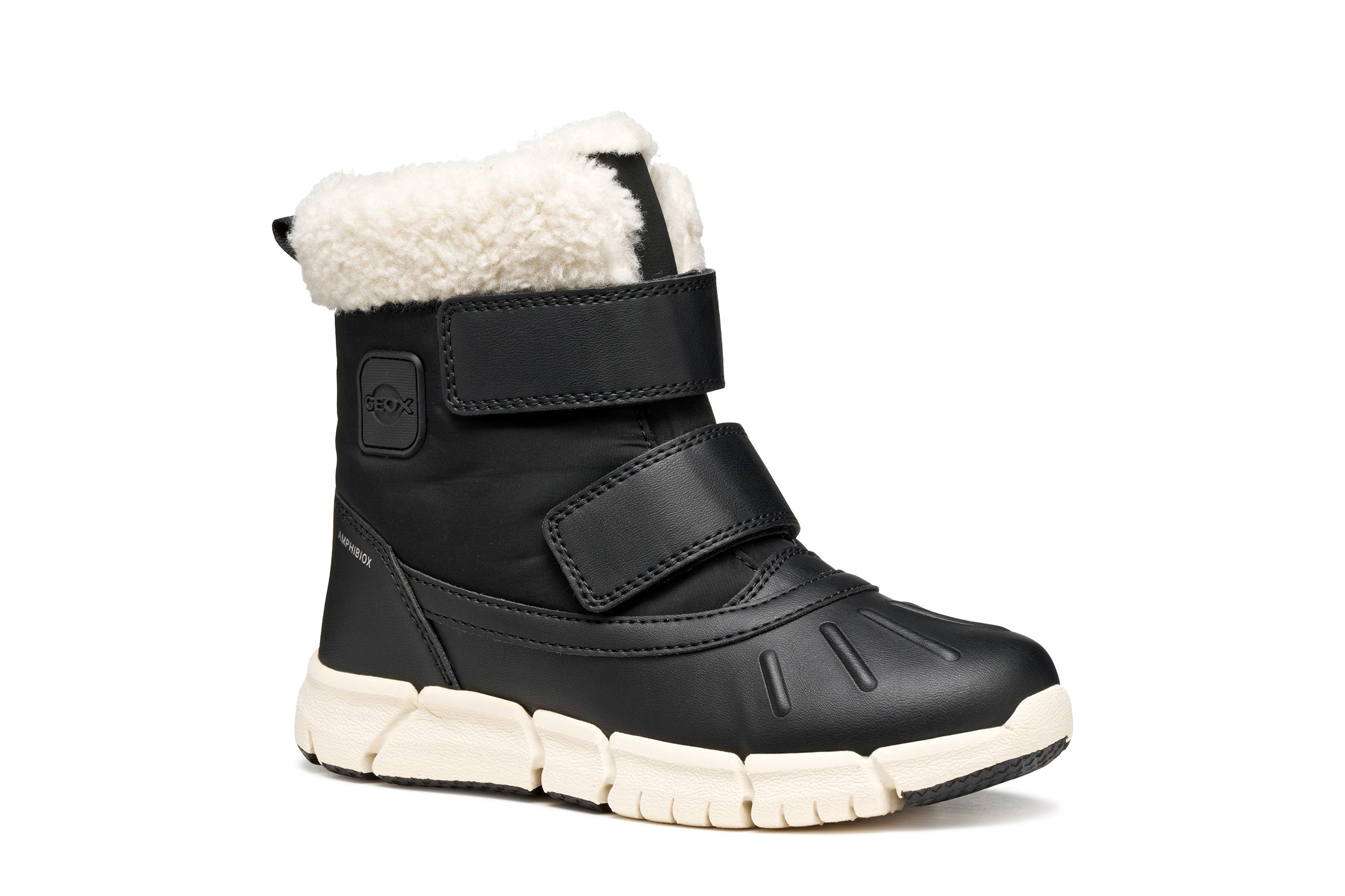 Geox J FLEXYPER GIRL B AB Winterboots Snowboots, Klettstiefel mit Warmfutter, Größenschablone zum Download