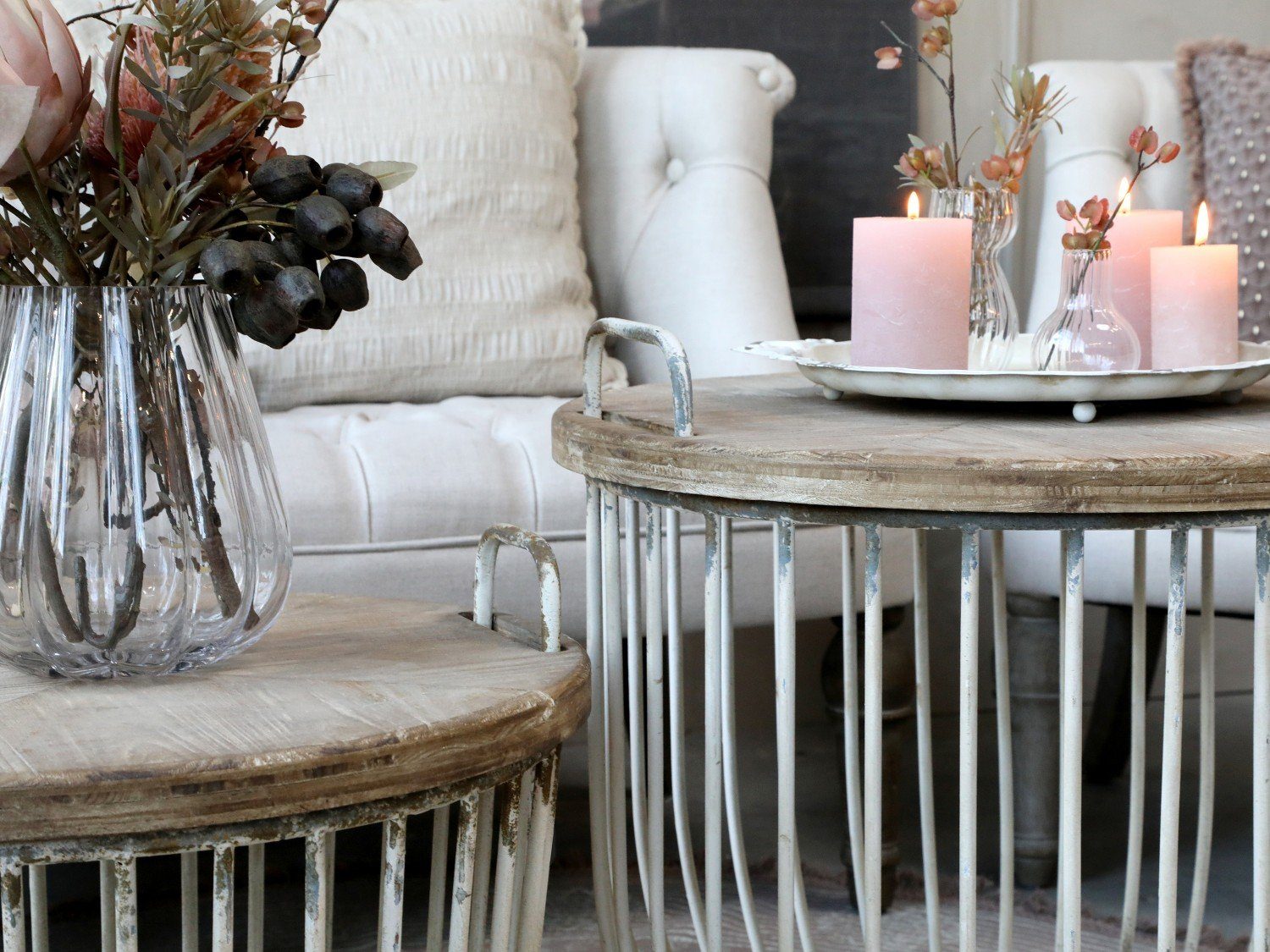 Annimuck Couchtisch Chic Antique Vintage Sofatisch günstig online kaufen