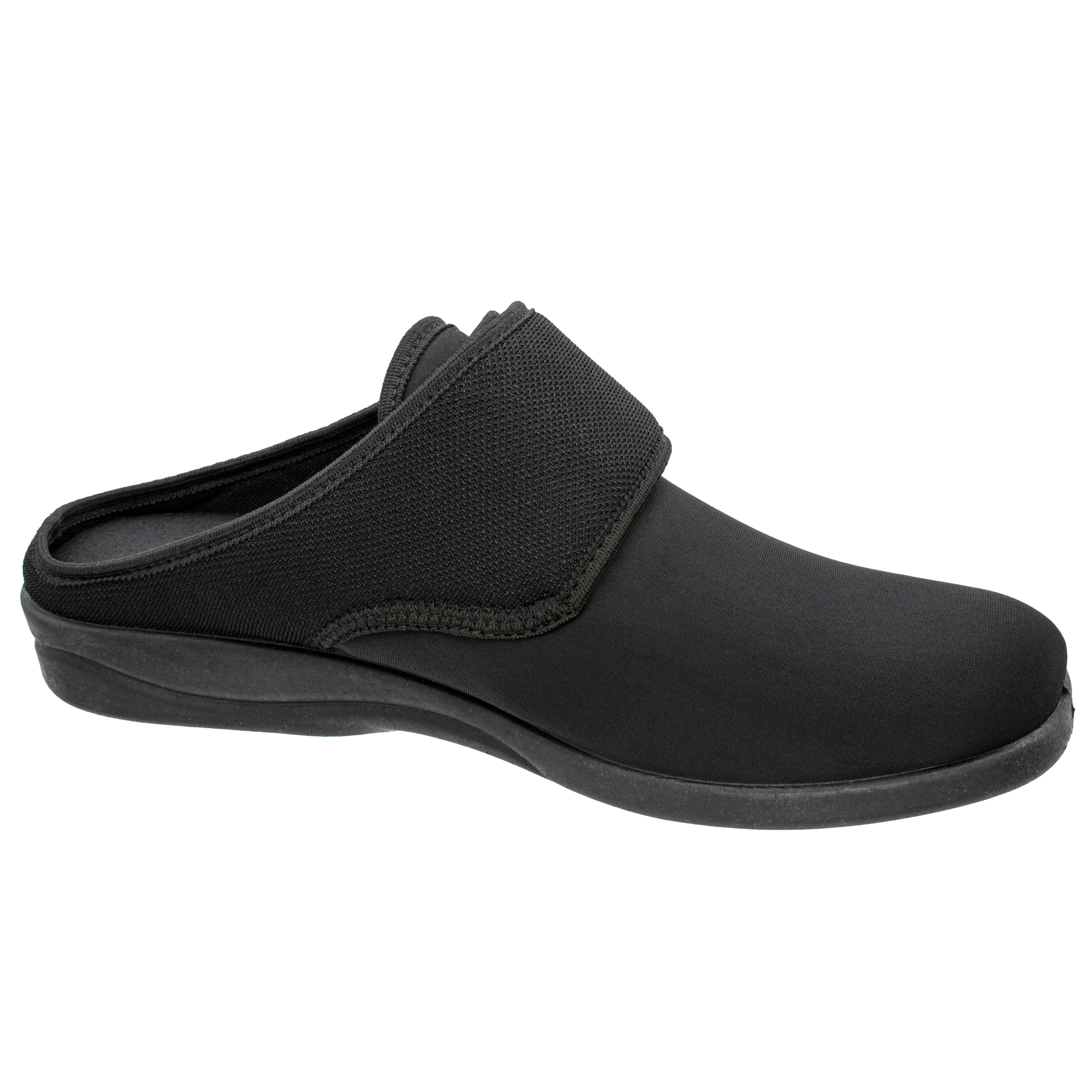 Fischer-Markenschuh Cornelius Pantoffel aus Stretchmaterial/Mesh, mit Textilfutter, Weite L