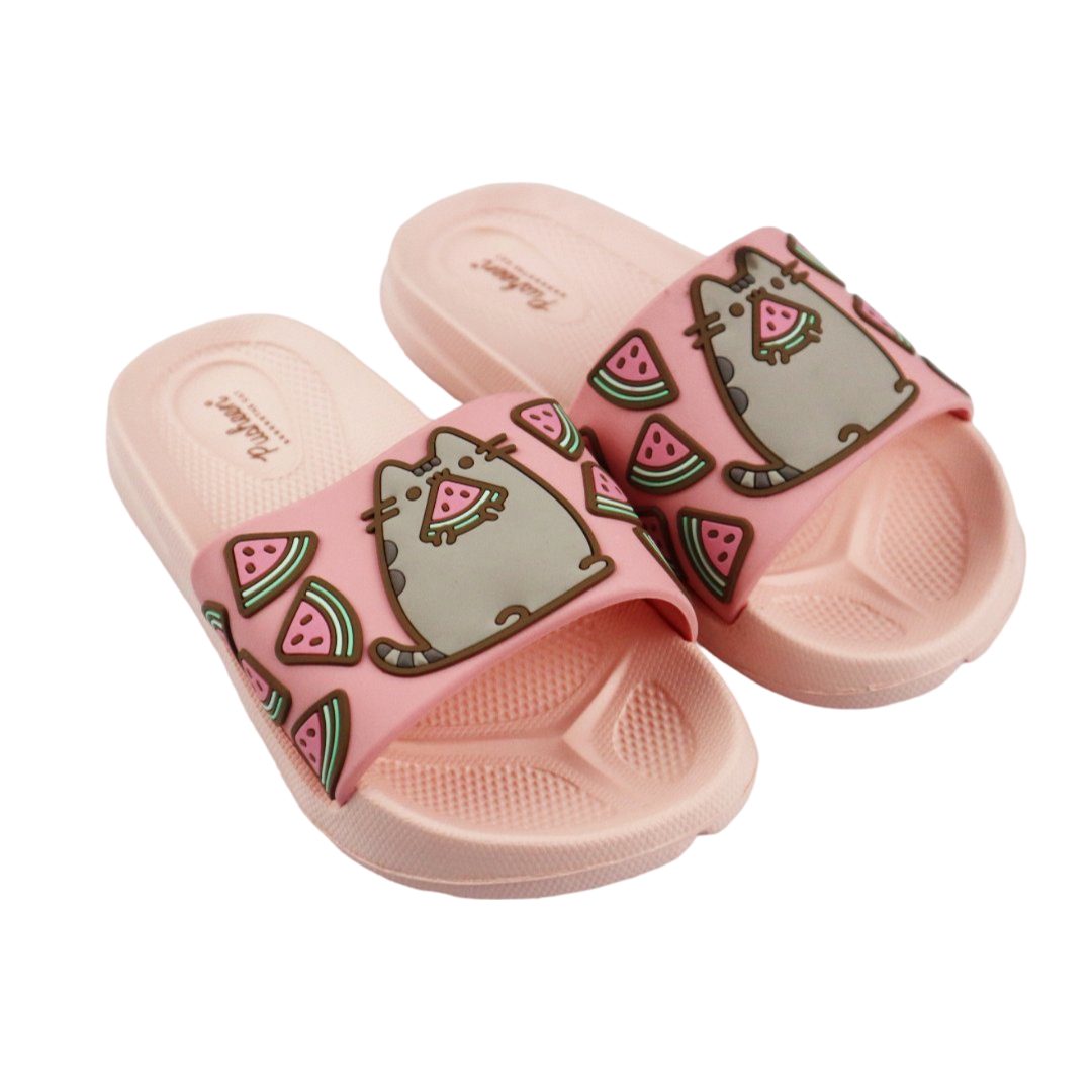 Pusheen Pusheen The Cat 3D Optik Kinder Mädchen Sandalen Sandale Gr. 26 bis 34