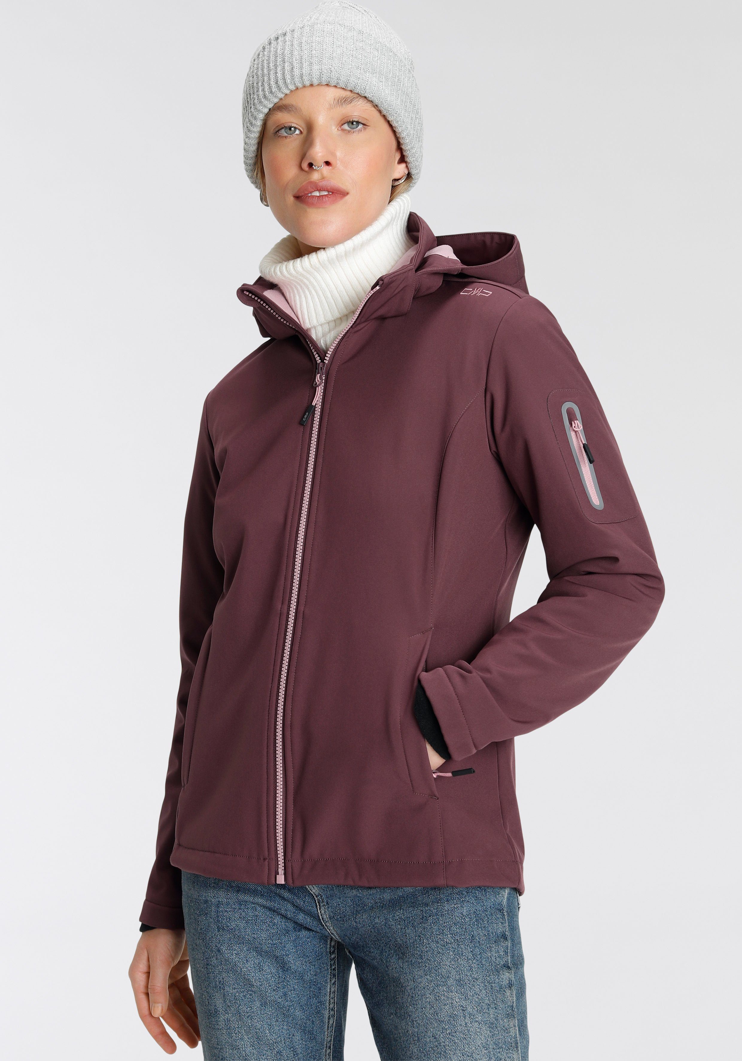 Atmungsaktiv Softshelljacke Wasserabweisend CMP & Windabweisend &