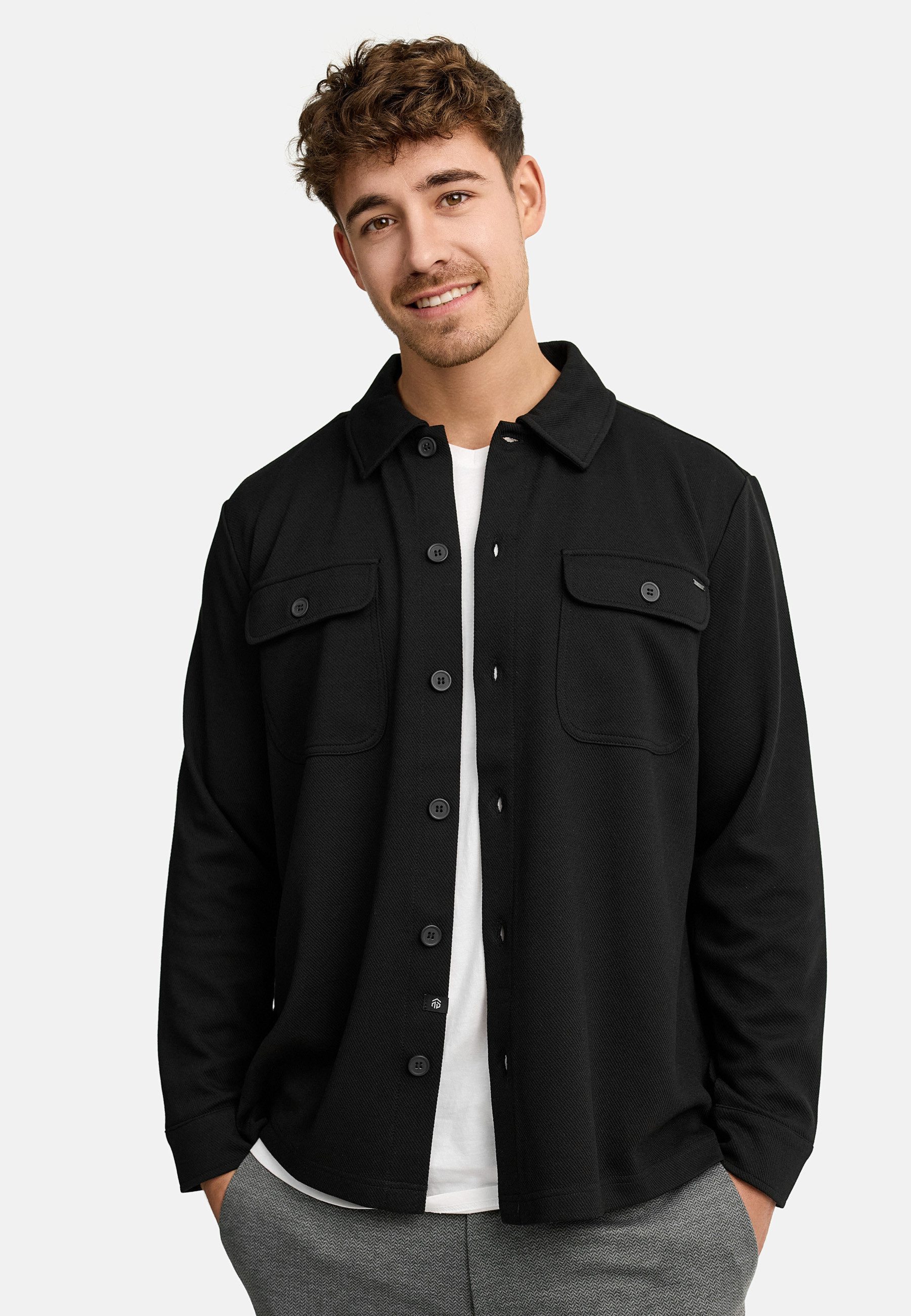 Indicode Langarmhemd INNello Elegantes Overshirt mit günstig online kaufen