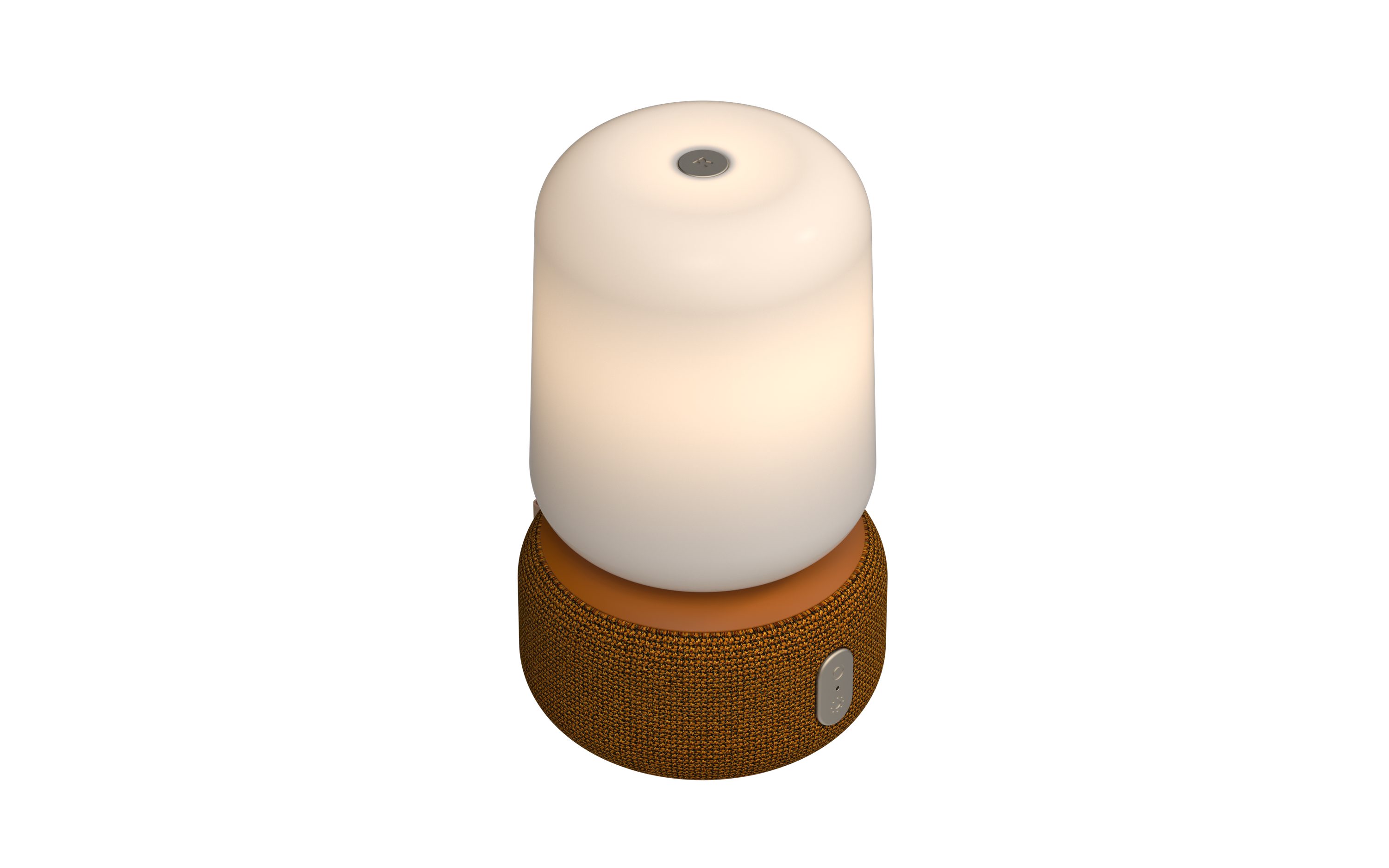 LED Bluetooth KREAFUNK und mit LED) mit Lautsprecher und Bluetooth (aLOOMI Lautsprecher Lampe Lampe Lautsprecher orange aLOOMI