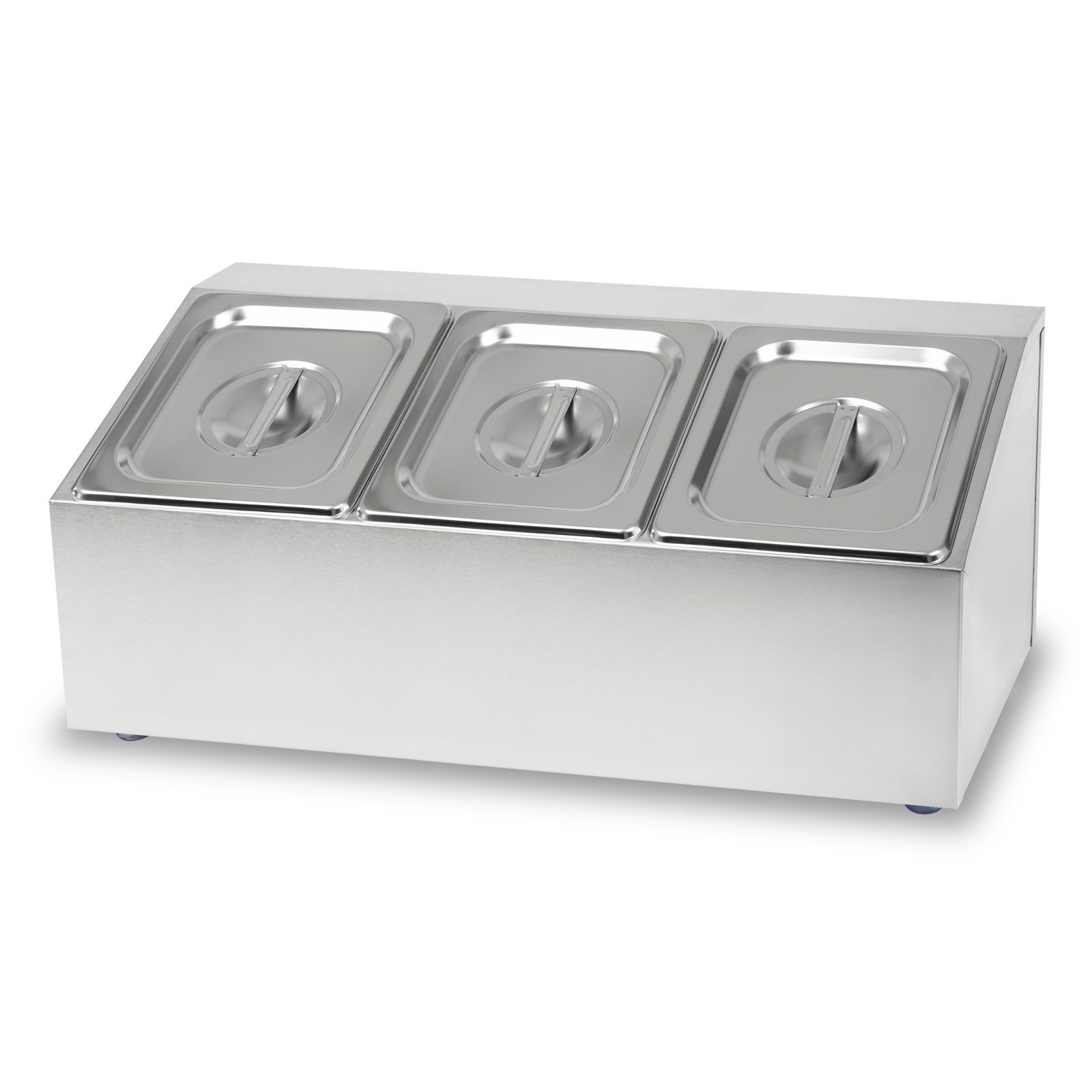 vertes Speisenwärmer 3 x 1/6 GN Gastronorm, (100mm Tief, Hygienisch Rostfrei Kratzfest Temperaturbeständig von -40 bis 300°C), für Bain Marie und Vielseitigen Einsatz in Gastronomie