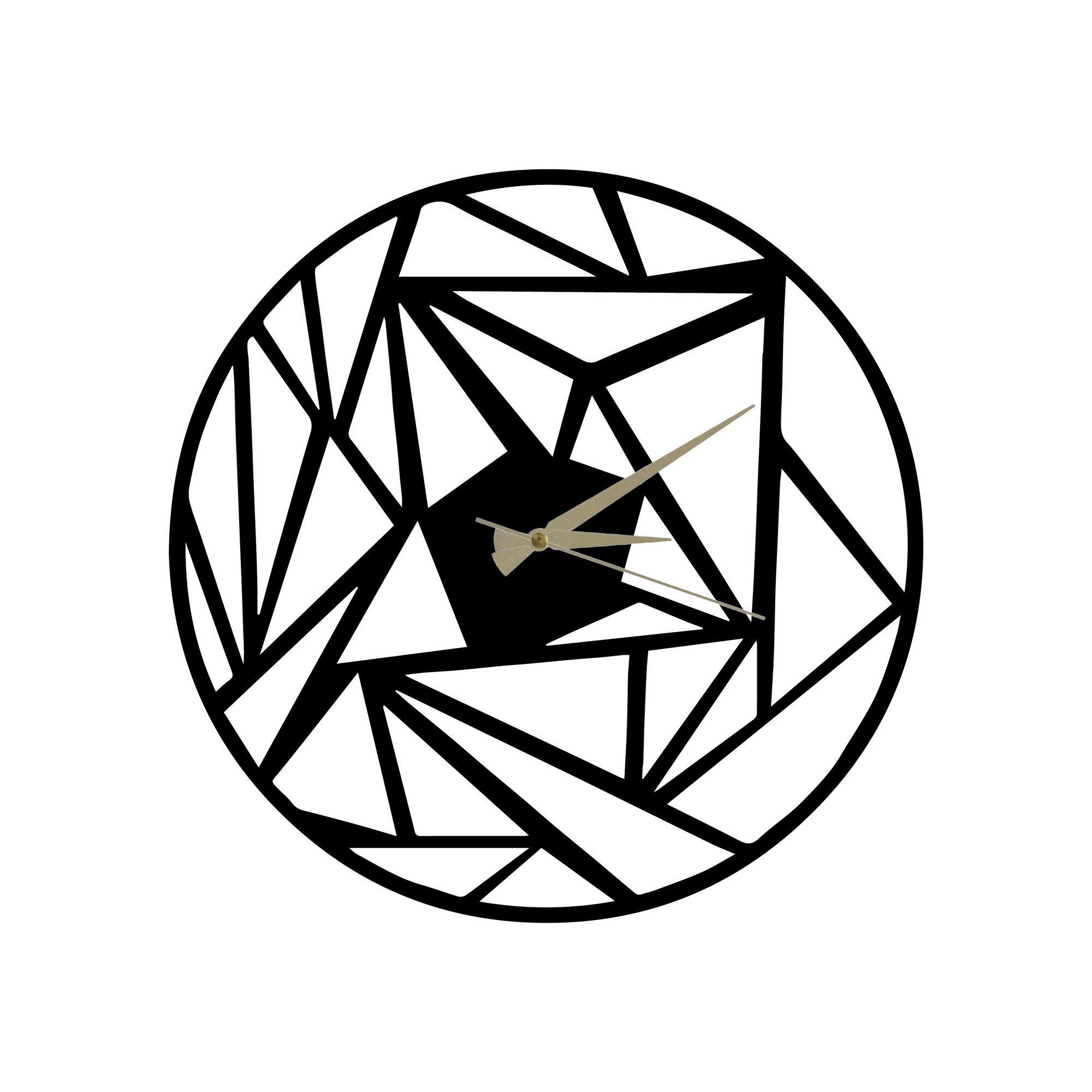 Wallity Wanduhr 100% METAL (Thickness: 2 mm), 50 x 50 cm R2059 (größe von 5 günstig online kaufen