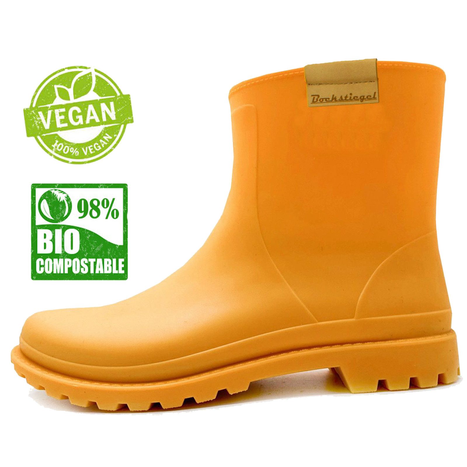 Bockstiegel Gummistiefel Damen Regenstiefel Stiefelette Ricarda - Veganer Bio-Kurz-Stiefel