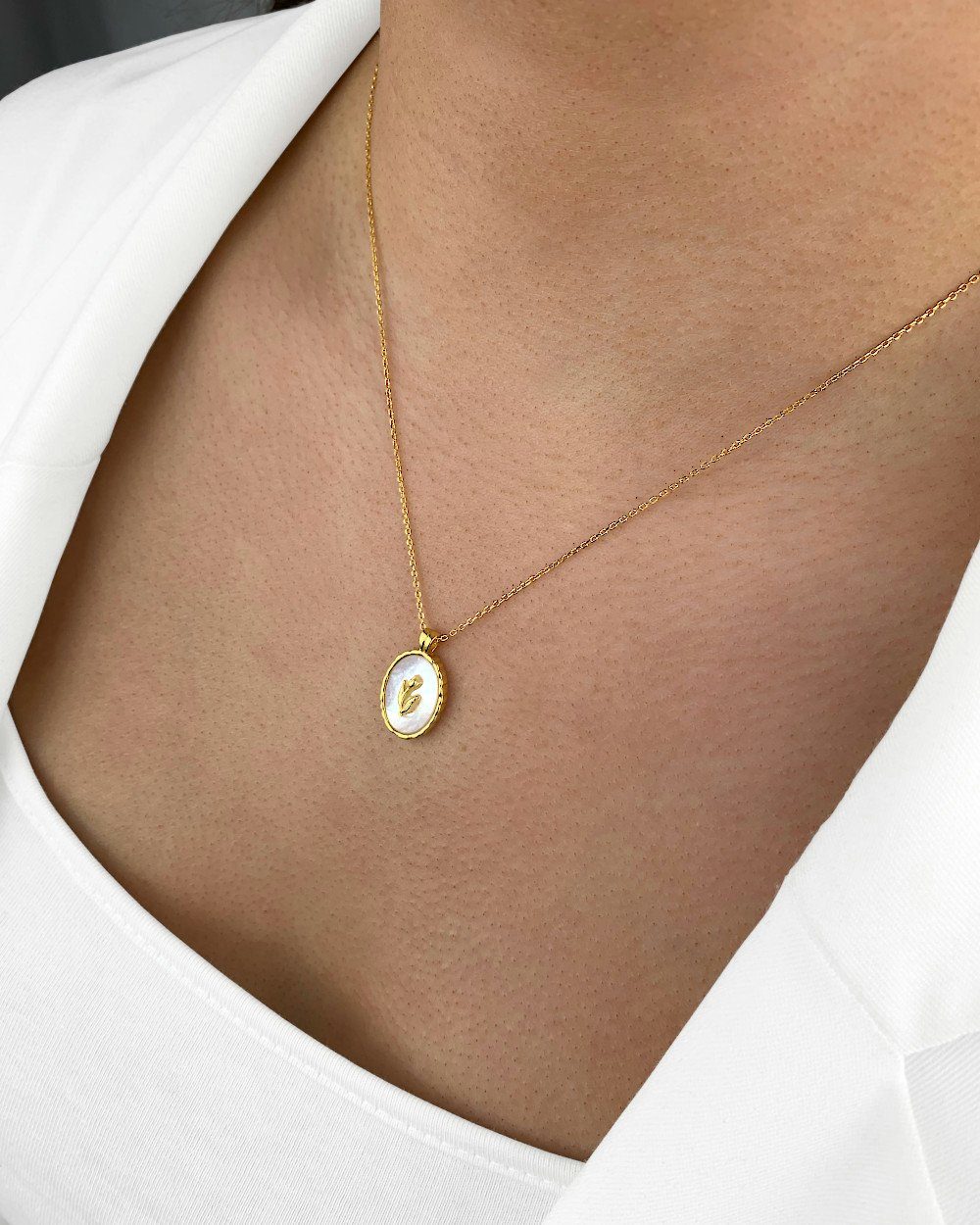 DANIEL CLIFFORD Kette mit Anhänger 'Flora' günstig online kaufen