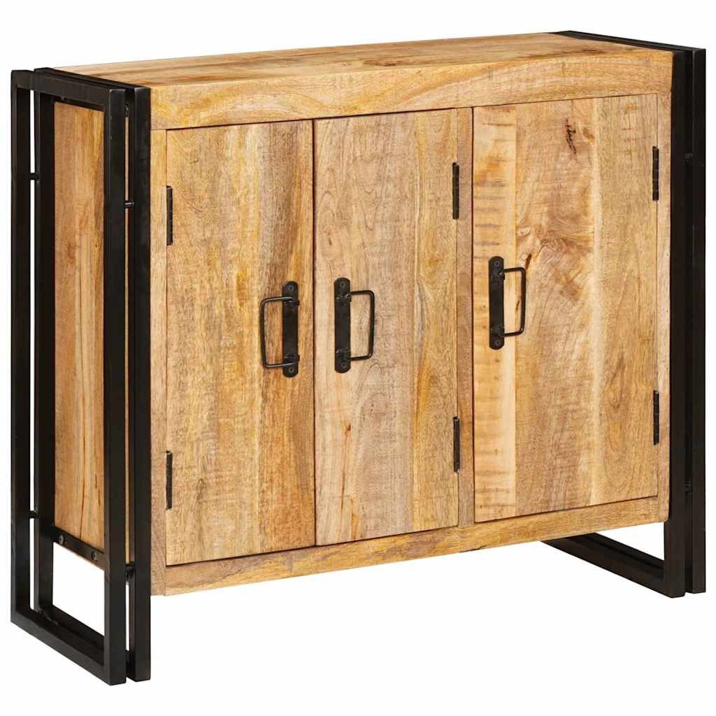 vidaXL Sideboard Sideboard Braun 80 x 33 x 70 cm Massivholz (1 St)