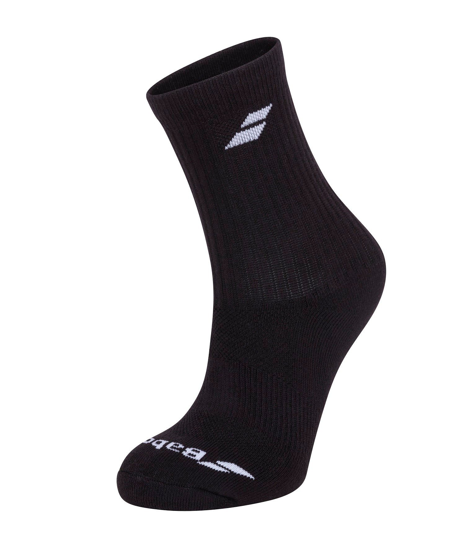 Babolat Sportsocken Crew Classic schwarz Kinder - 3 Paar