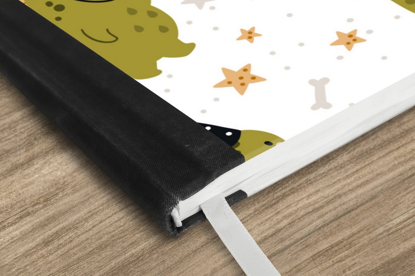 Thumbnail - MuchoWow Notizbuch Muster - Dinosaurier - Party, Notebook, Notizblock a5, Tagebuch, Journal Liniert